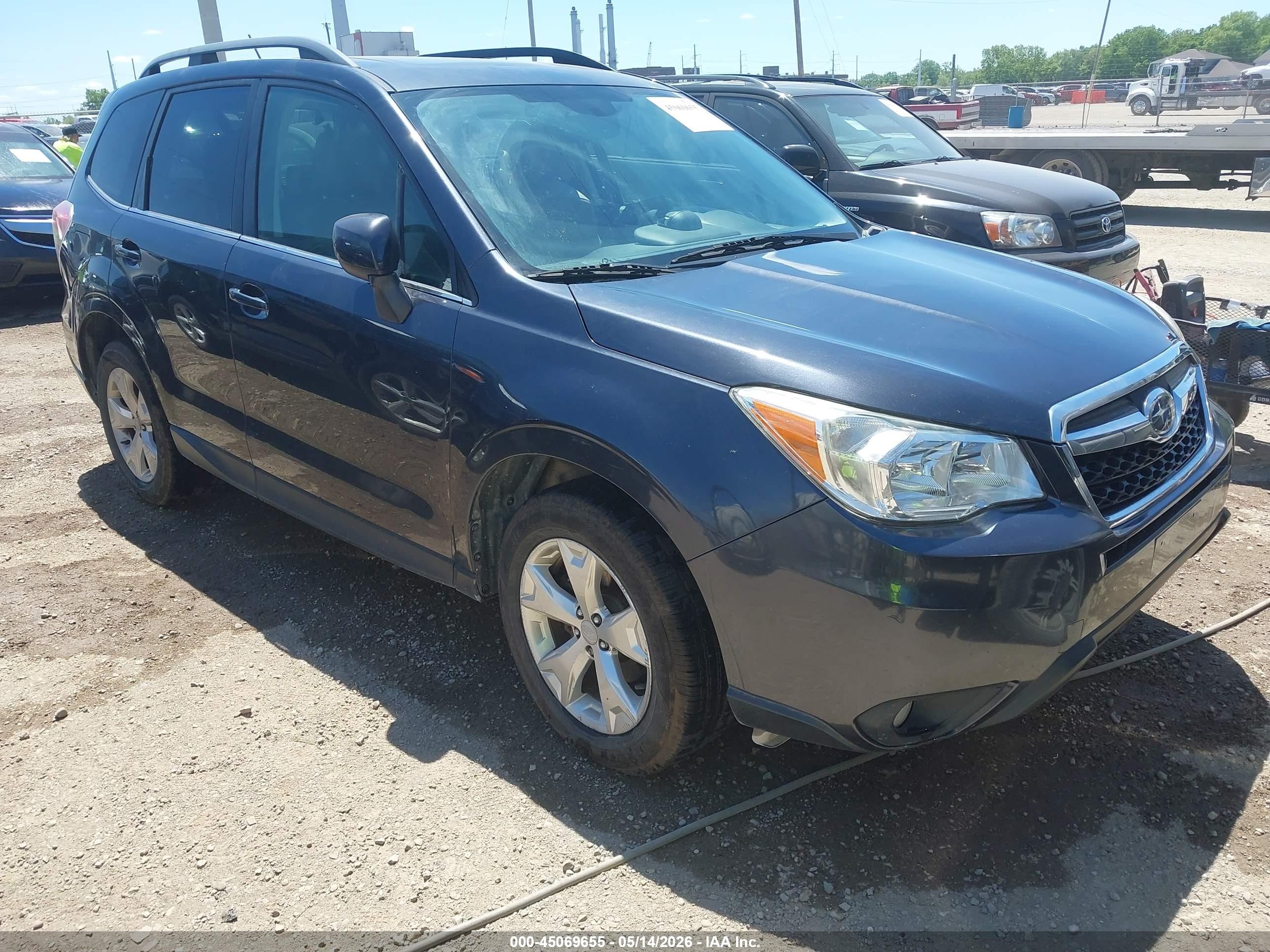 2015 Subaru Forester 2.5i Limited Black vin: JF2SJARC8FH822128