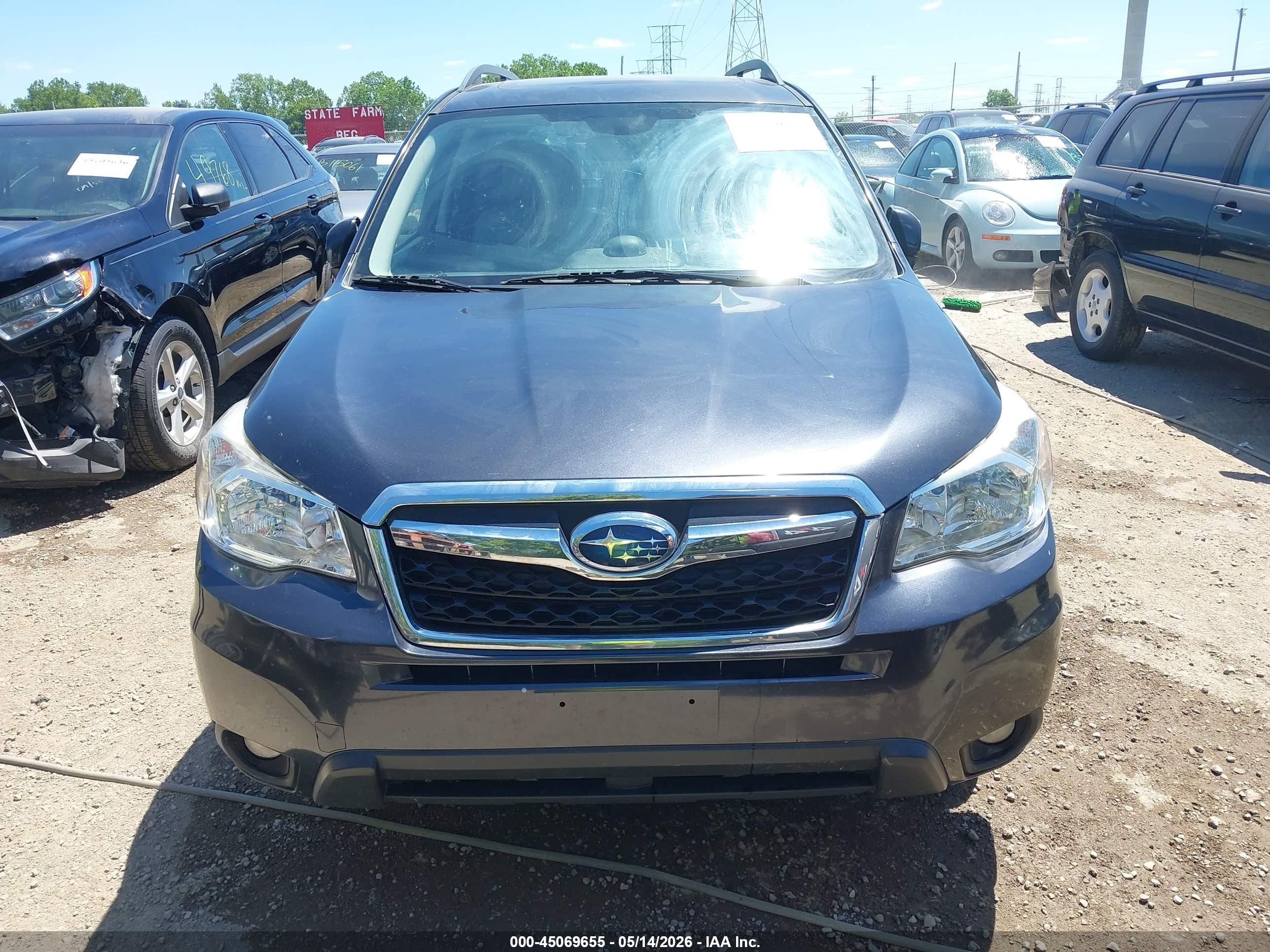 2015 Subaru Forester 2.5i Limited Black vin: JF2SJARC8FH822128