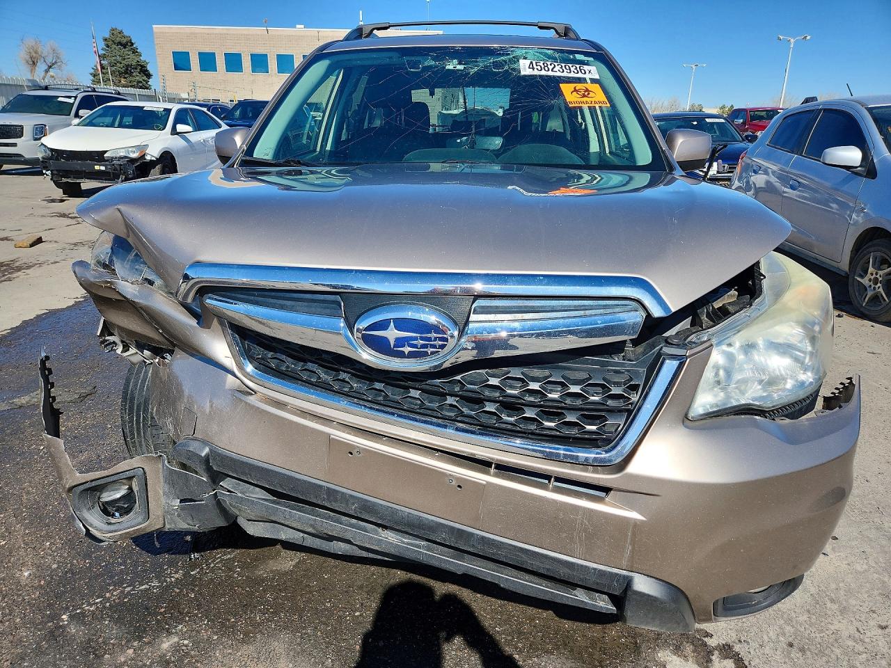2015 Subaru Forester 2.5i Limited Tan vin: JF2SJARC9FH441369