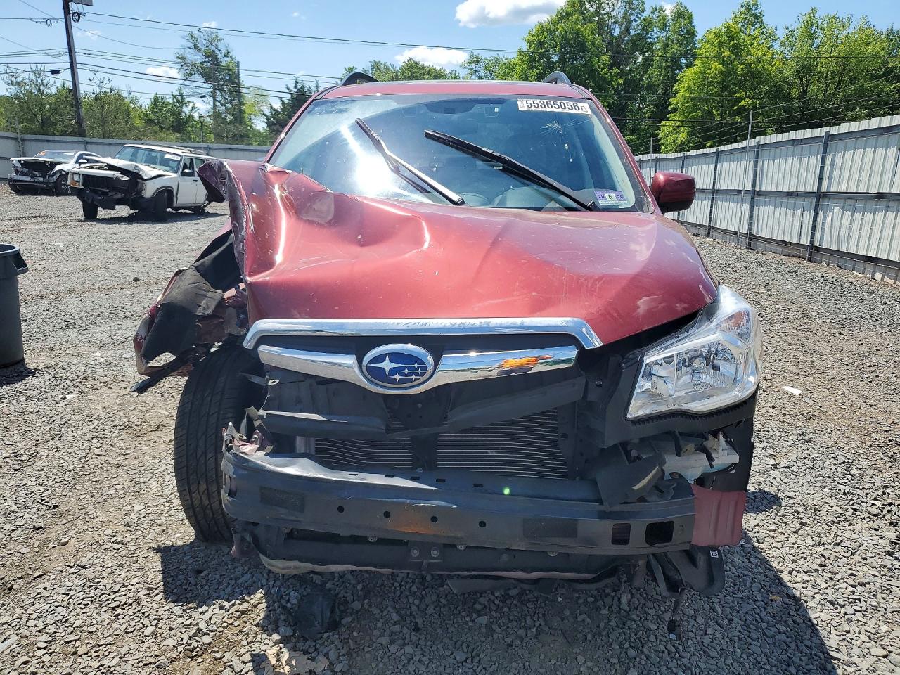 2015 Subaru Forester 2.5i Limited Бордовый vin: JF2SJARC9FH496582