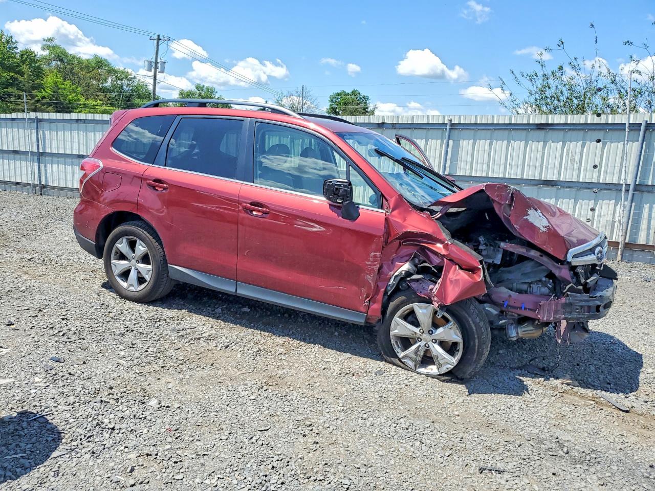 2015 Subaru Forester 2.5i Limited Бордовый vin: JF2SJARC9FH496582