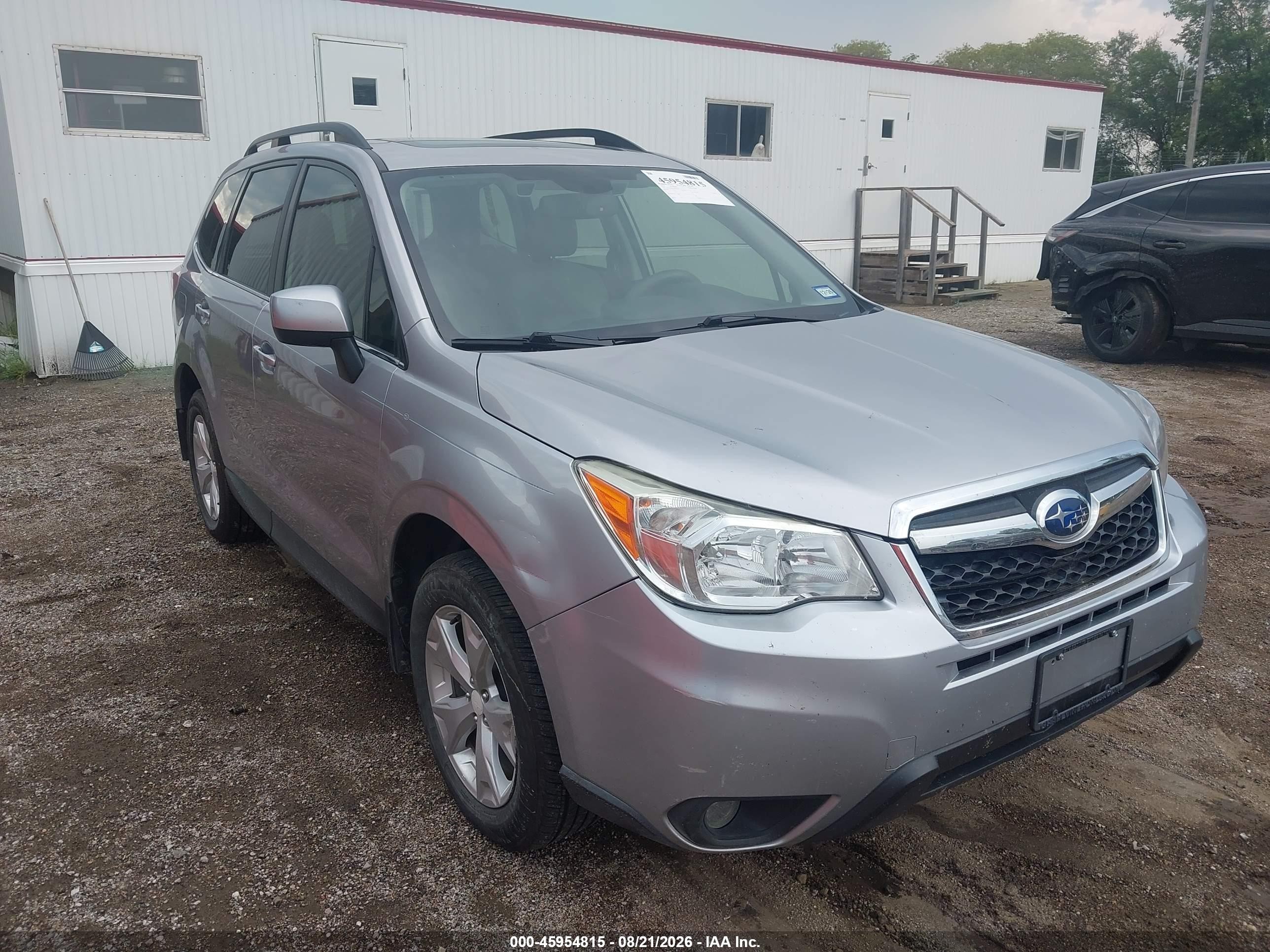 2016 Subaru Forester 2.5i Limited Silver vin: JF2SJARC9GH405313