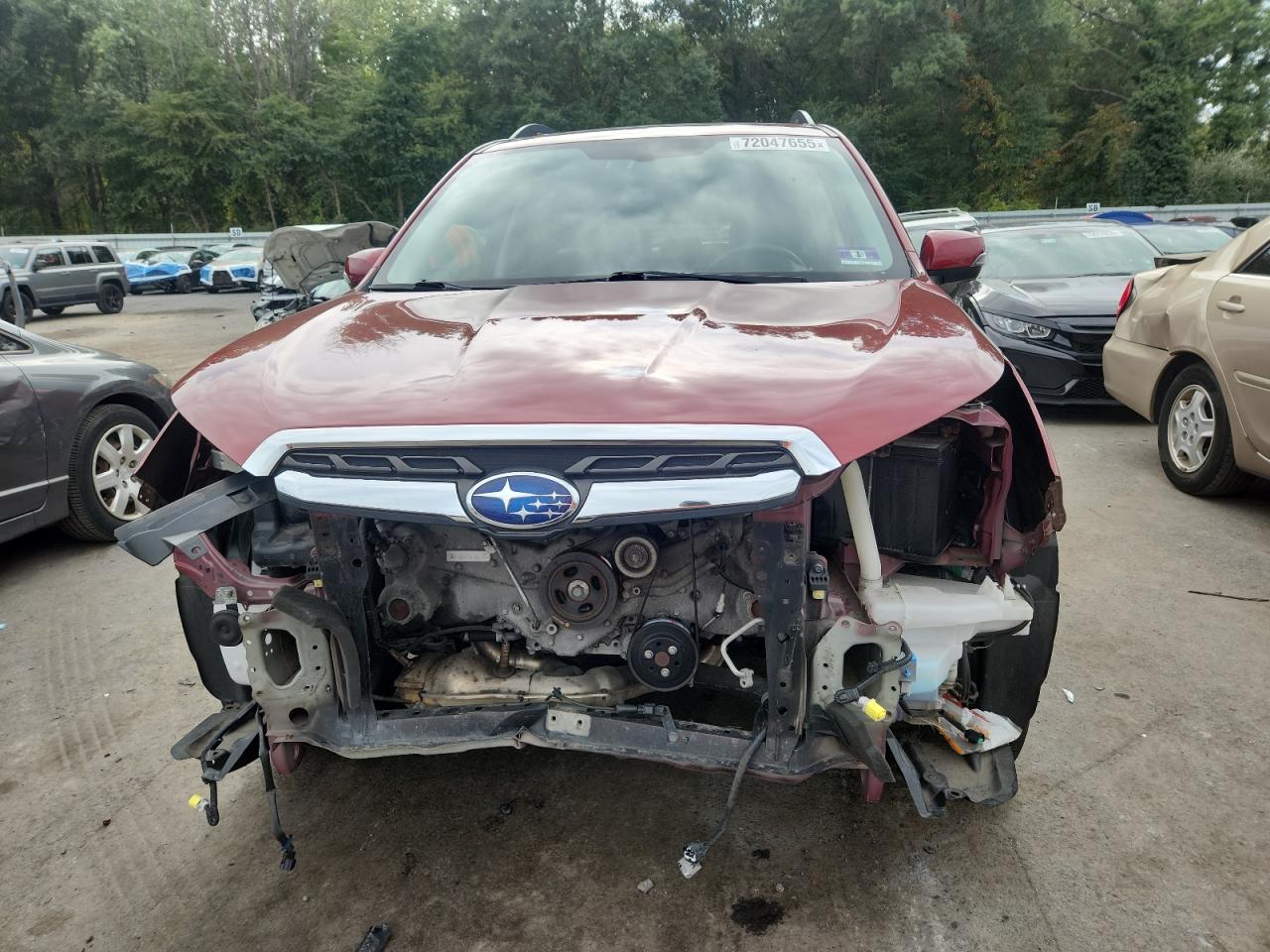 2017 Subaru Forester 2.5i Touring Red vin: JF2SJATC6HH506030