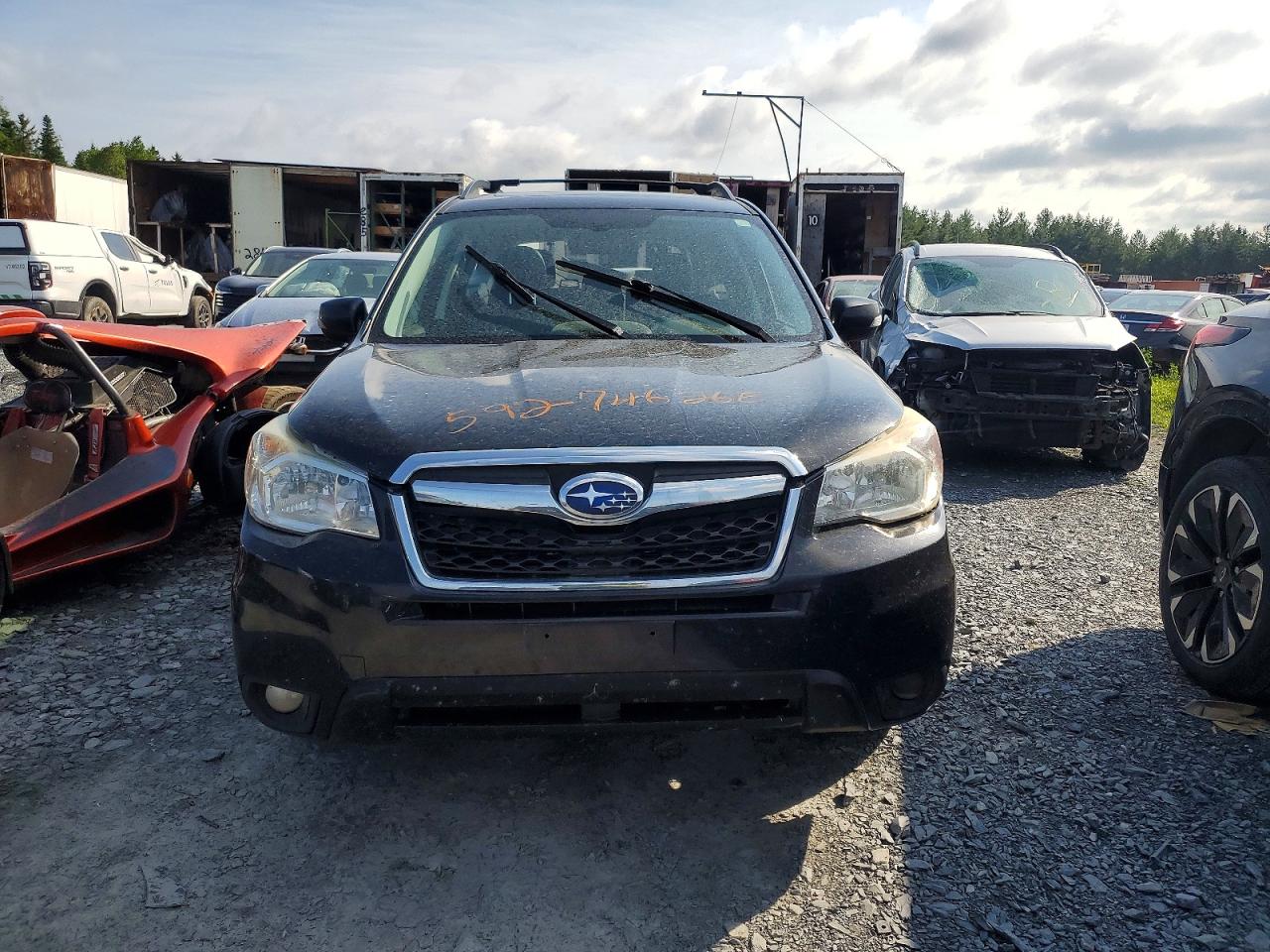 2015 Subaru Forester 2.5i Touring Black vin: JF2SJAUC0FH420630
