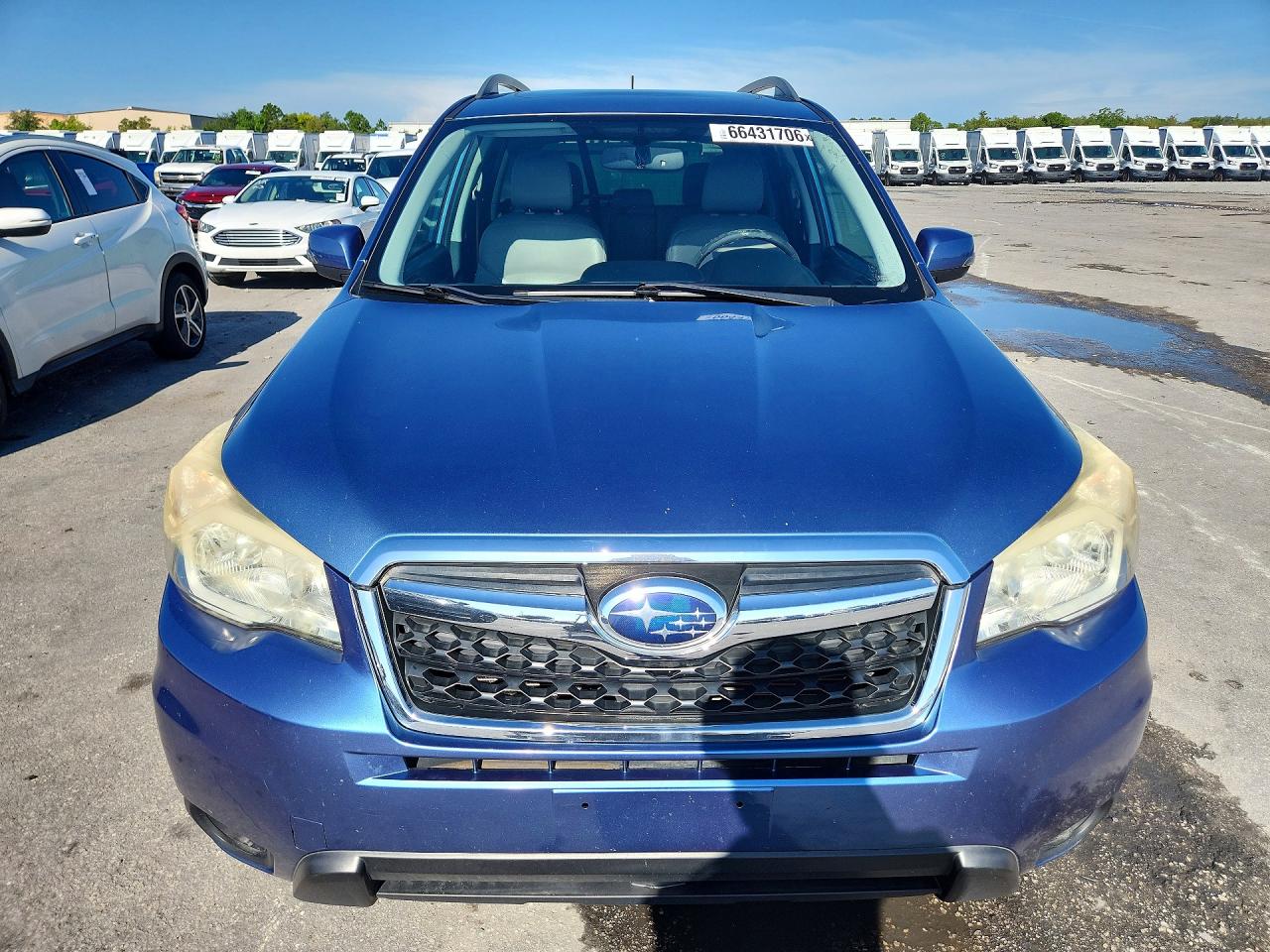 2015 Subaru Forester 2.5i Touring Blue vin: JF2SJAUC0FH576165