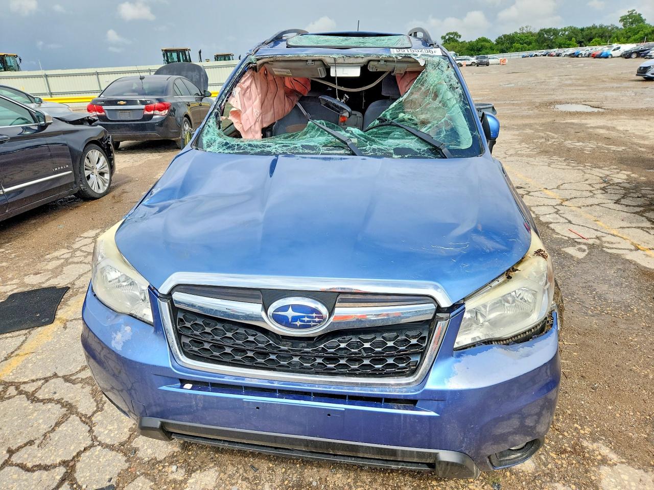 2015 Subaru Forester 2.5i Touring Blue vin: JF2SJAUC0FH821126