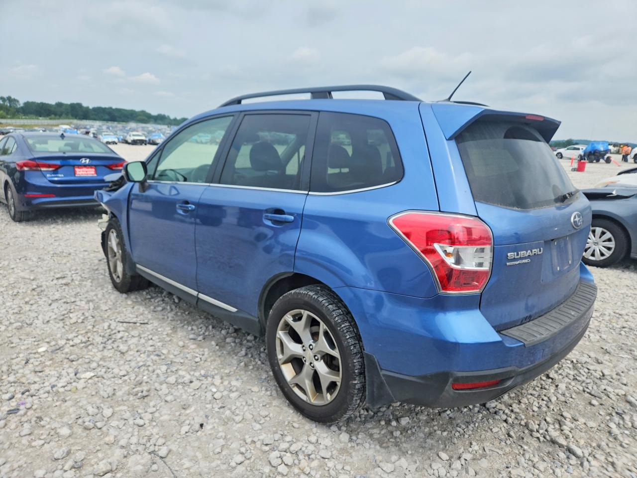 2015 Subaru Forester 2.5i Touring Blue vin: JF2SJAUC1FH410382
