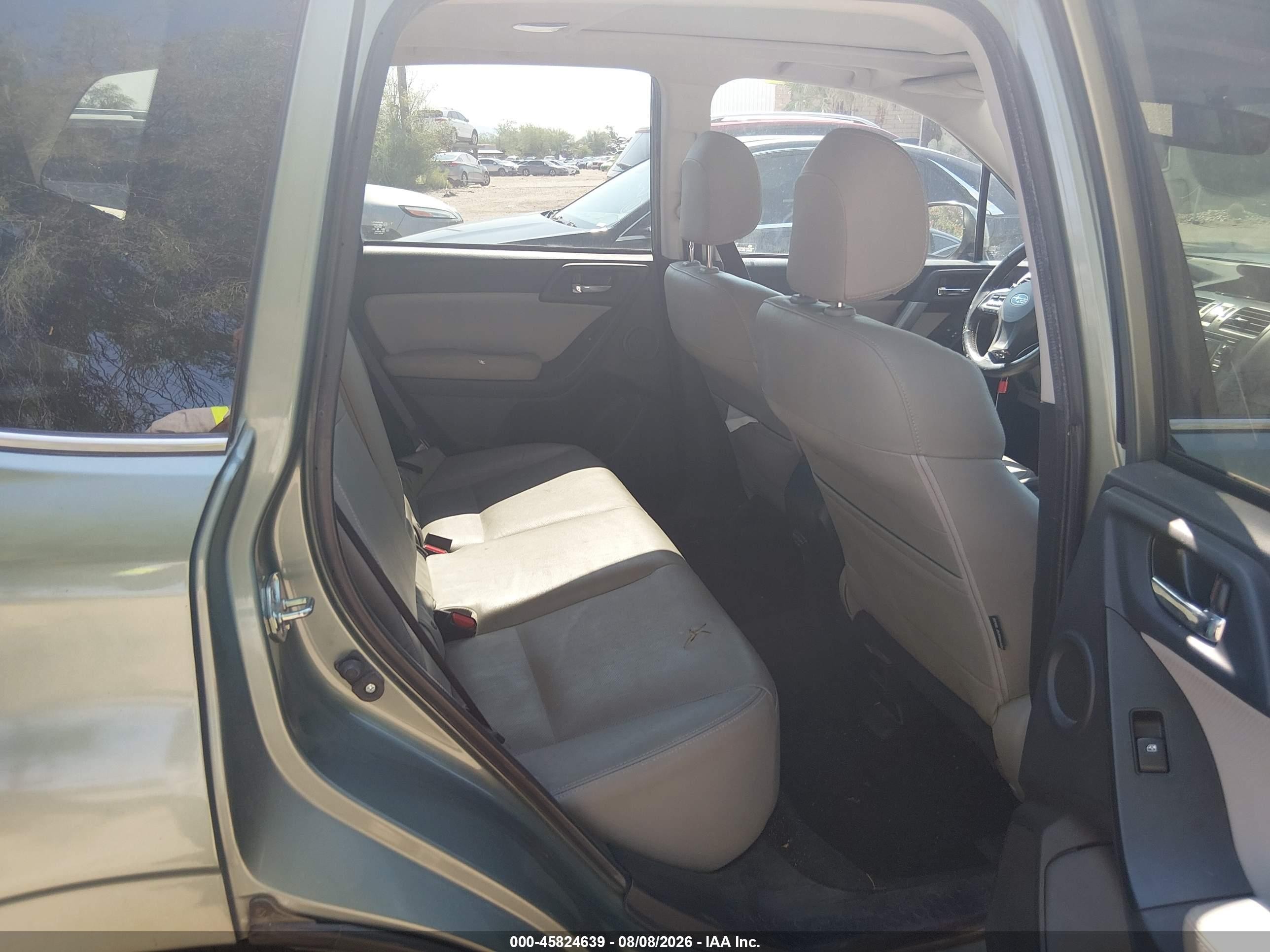 2015 Subaru Forester 2.5i Touring Green vin: JF2SJAUC3FH425465