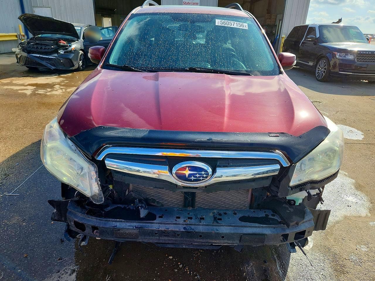 2015 Subaru Forester 2.5i Touring Red vin: JF2SJAUC3FH541104