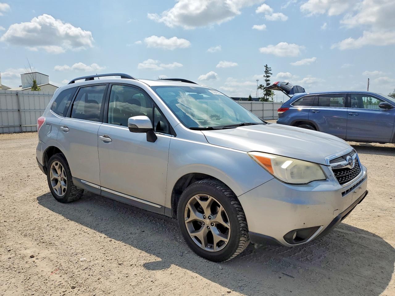 2015 Subaru Forester 2.5i Touring Silver vin: JF2SJAUC4FH452822