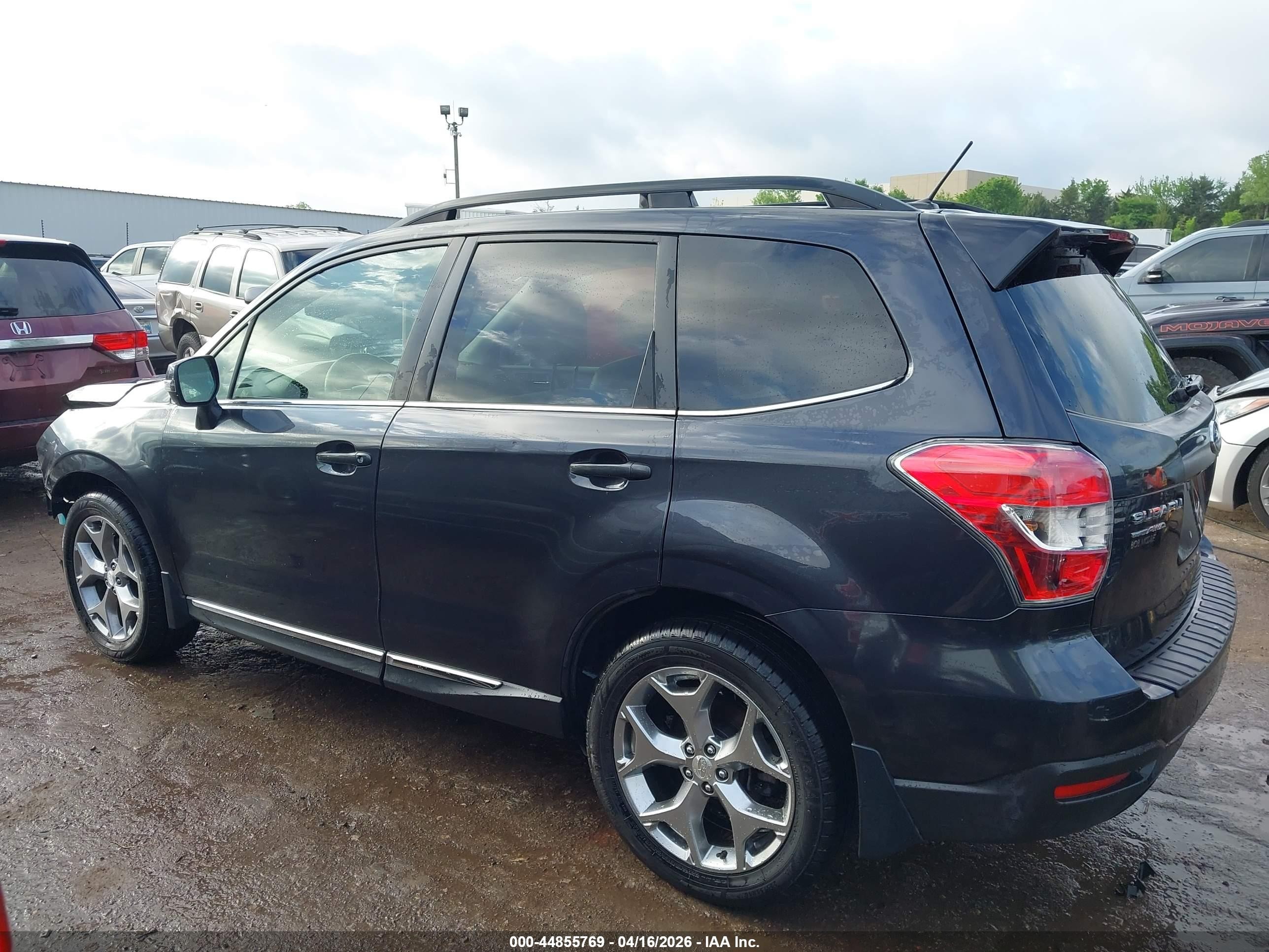2015 Subaru Forester 2.5i Touring Blue vin: JF2SJAUC4FH468499