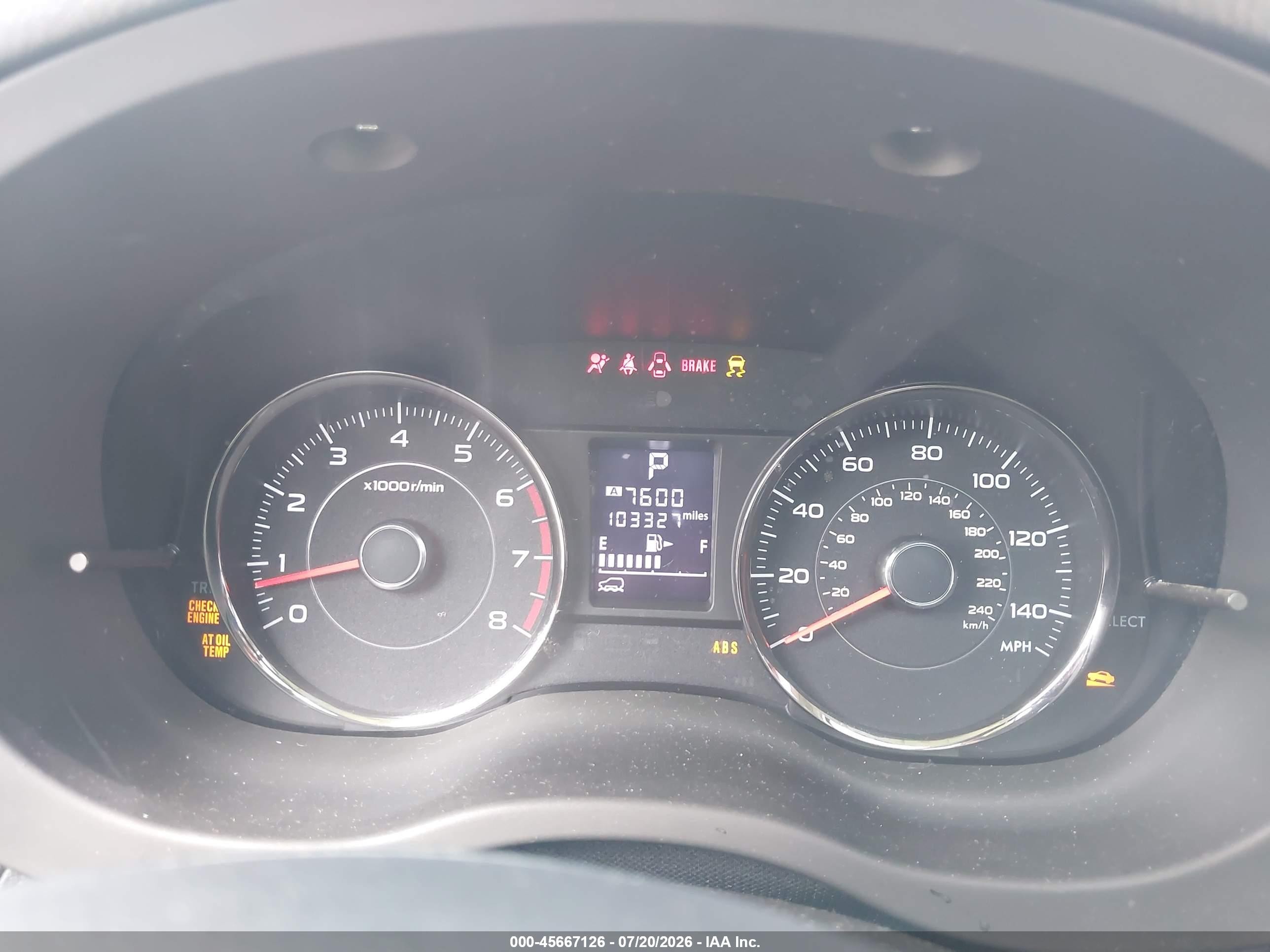 2015 Subaru Forester 2.5i Touring Tan vin: JF2SJAUC4FH569686