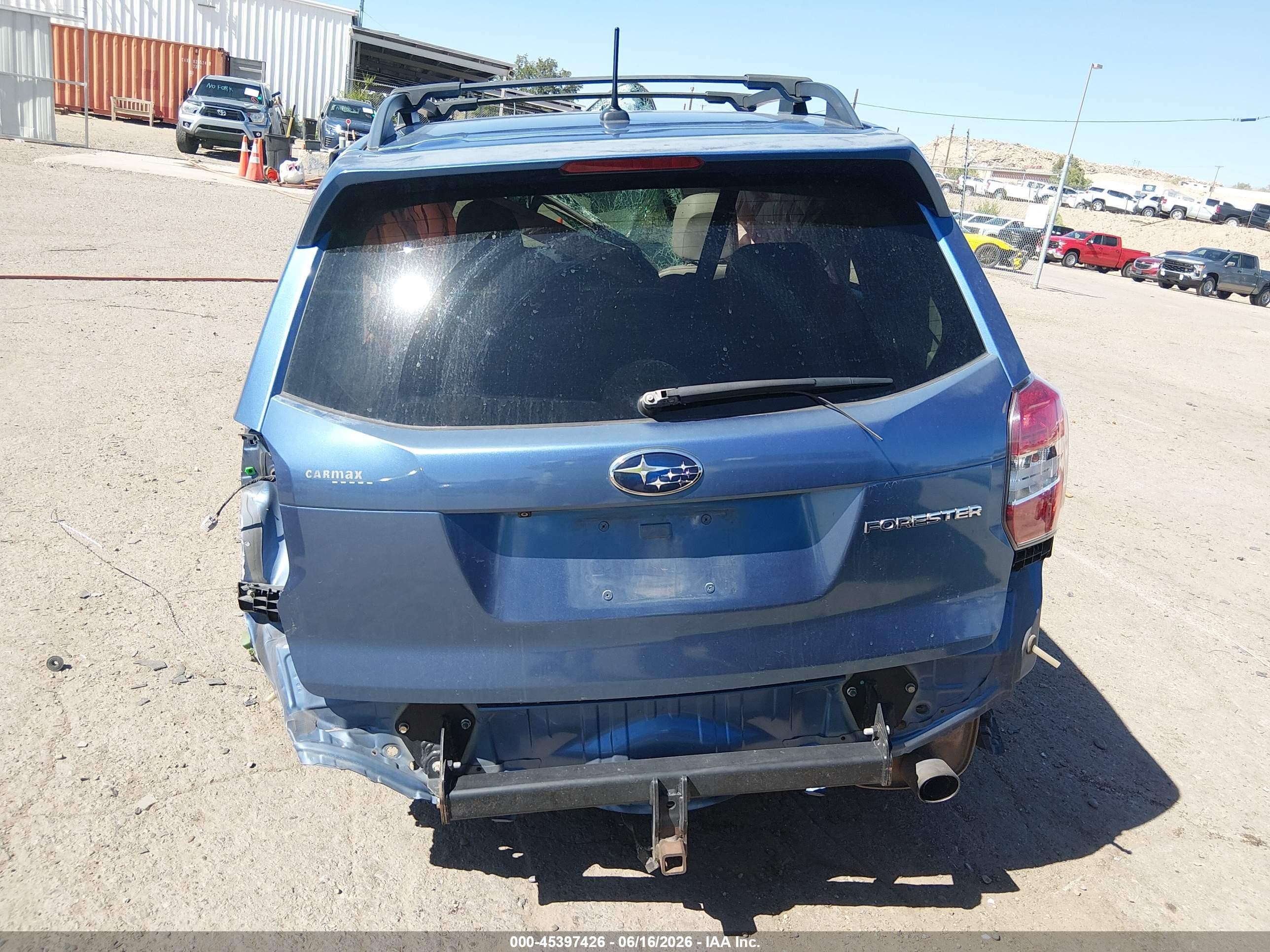 2015 Subaru Forester   Blue vin: JF2SJAUC5FH406934