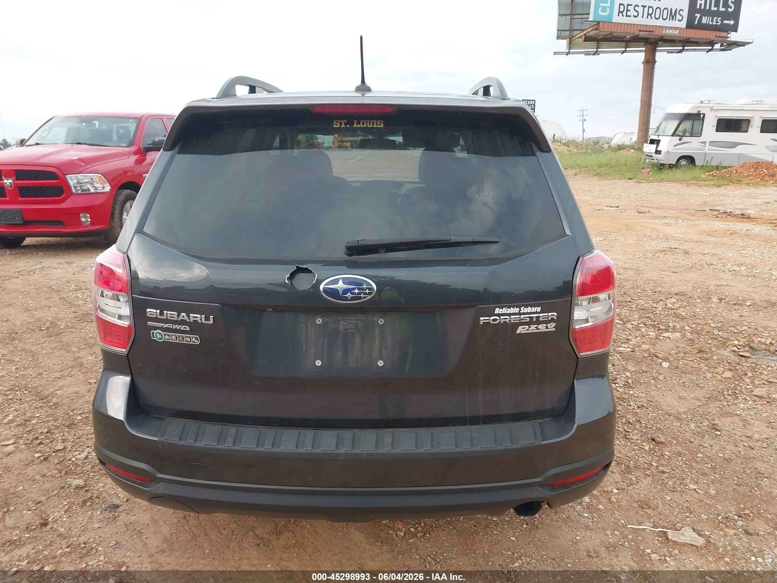 2015 Subaru Forester 2.5i Touring Серый vin: JF2SJAUC6FH820997