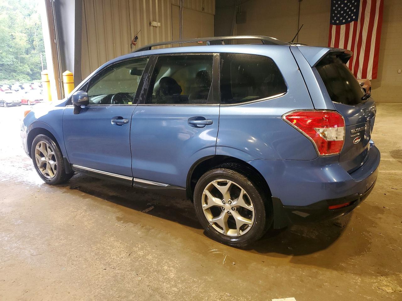 2015 Subaru Forester 2.5i Touring Blue vin: JF2SJAUC7FH547682