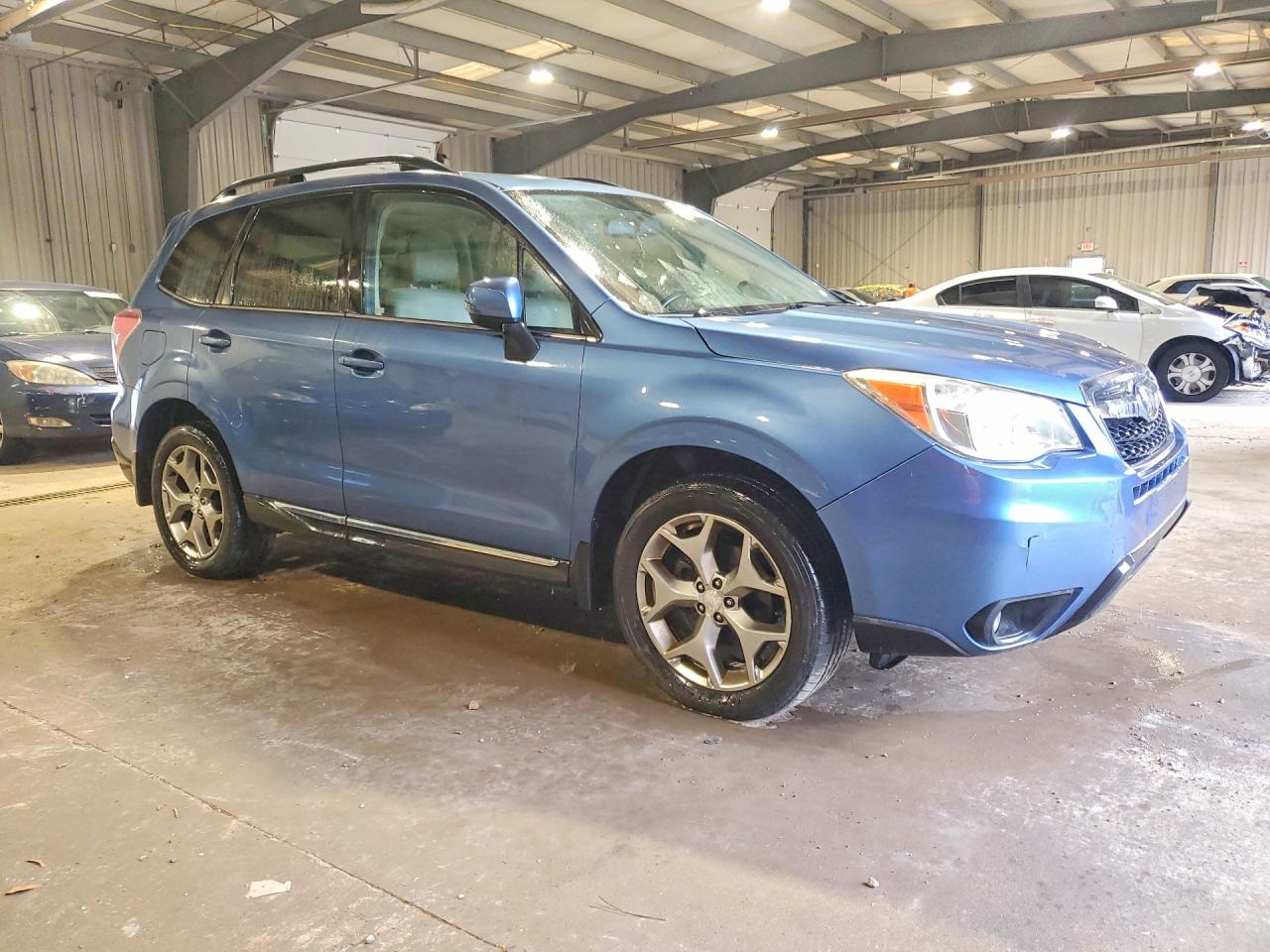 2015 Subaru Forester 2.5i Touring Blue vin: JF2SJAUC7FH547682