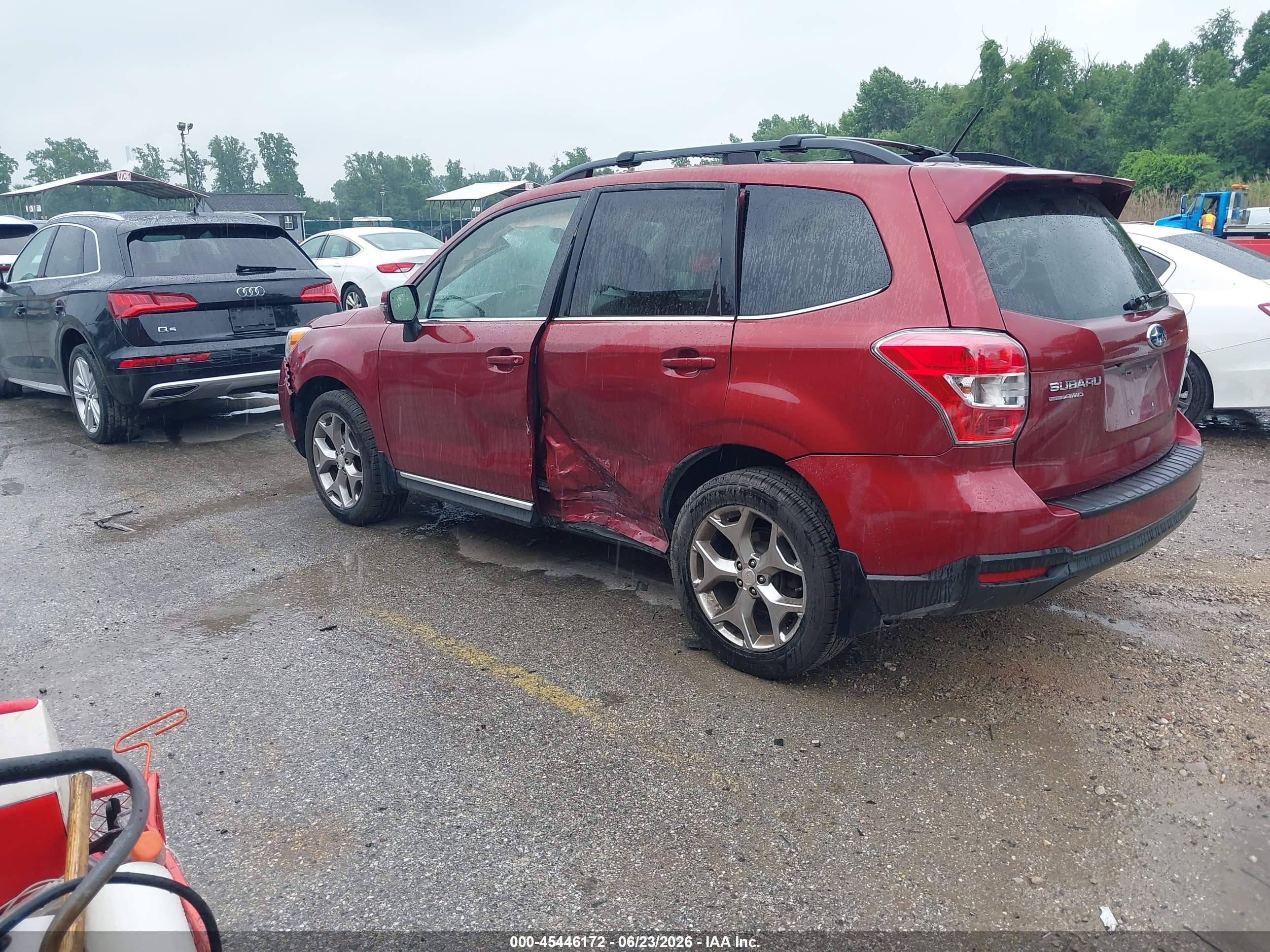2015 Subaru Forester 2.5i Touring Бордовый vin: JF2SJAUC8FH401369