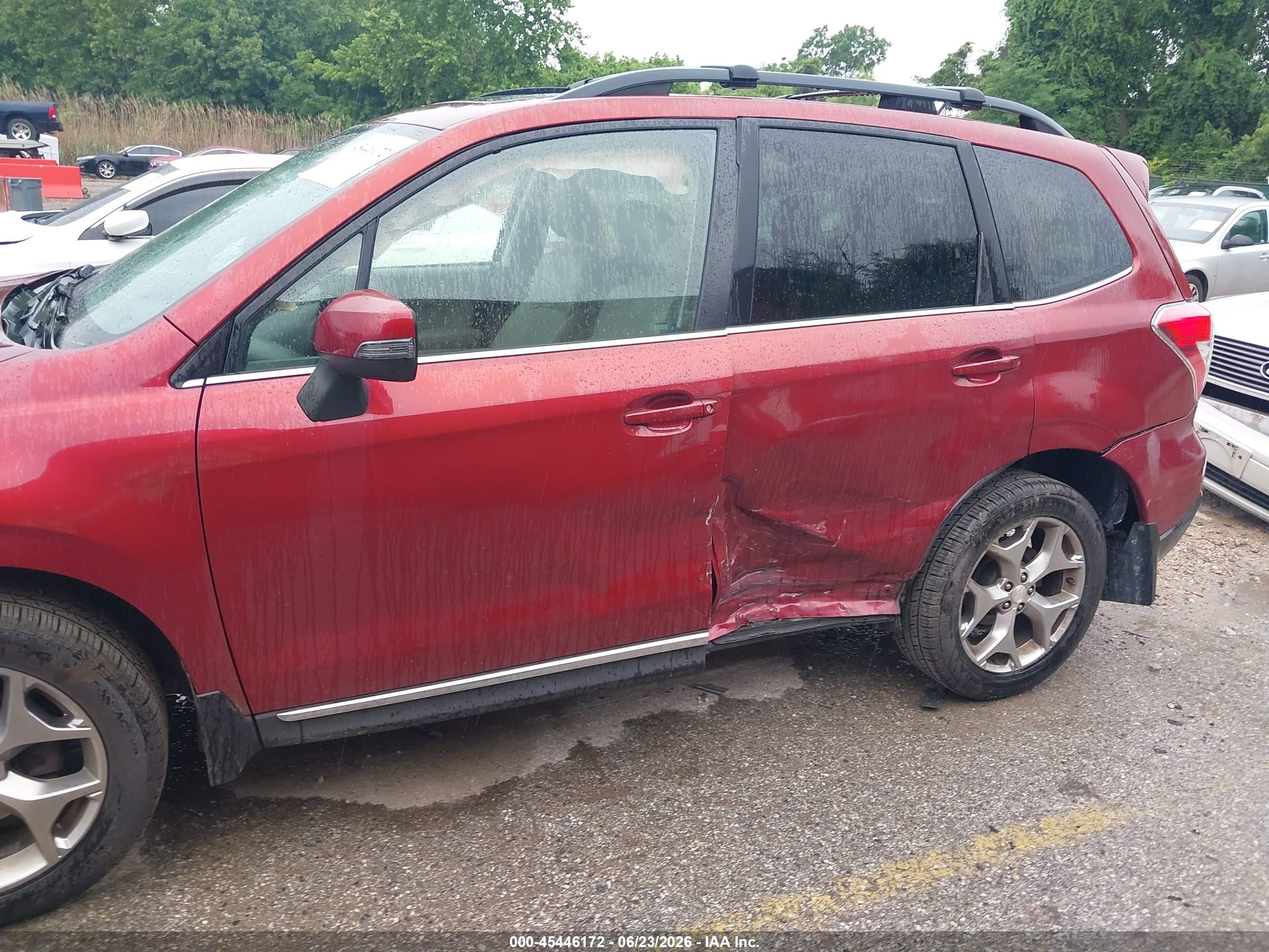 2015 Subaru Forester 2.5i Touring Бордовый vin: JF2SJAUC8FH401369