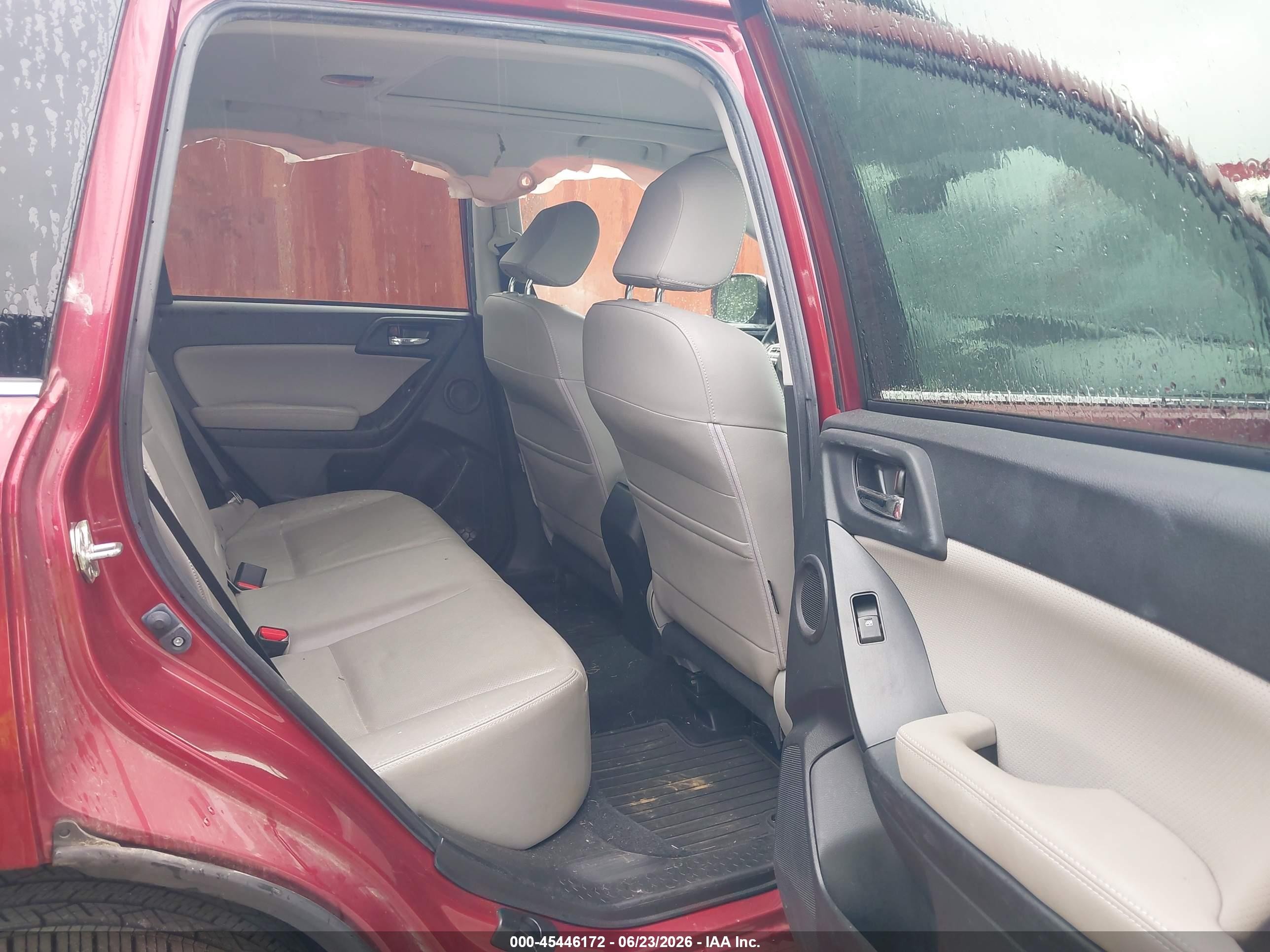 2015 Subaru Forester 2.5i Touring Бордовый vin: JF2SJAUC8FH401369