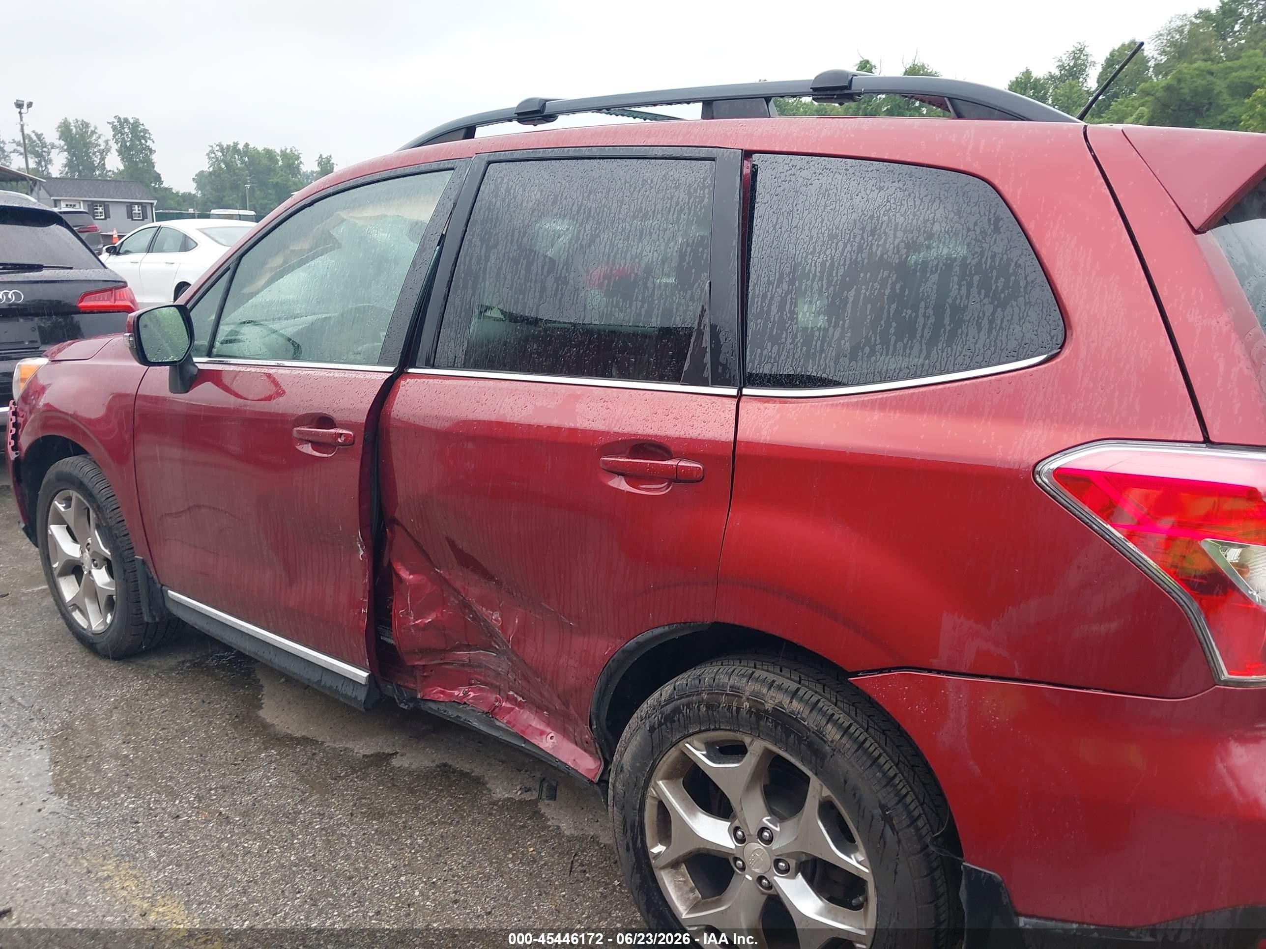 2015 Subaru Forester 2.5i Touring Бордовый vin: JF2SJAUC8FH401369