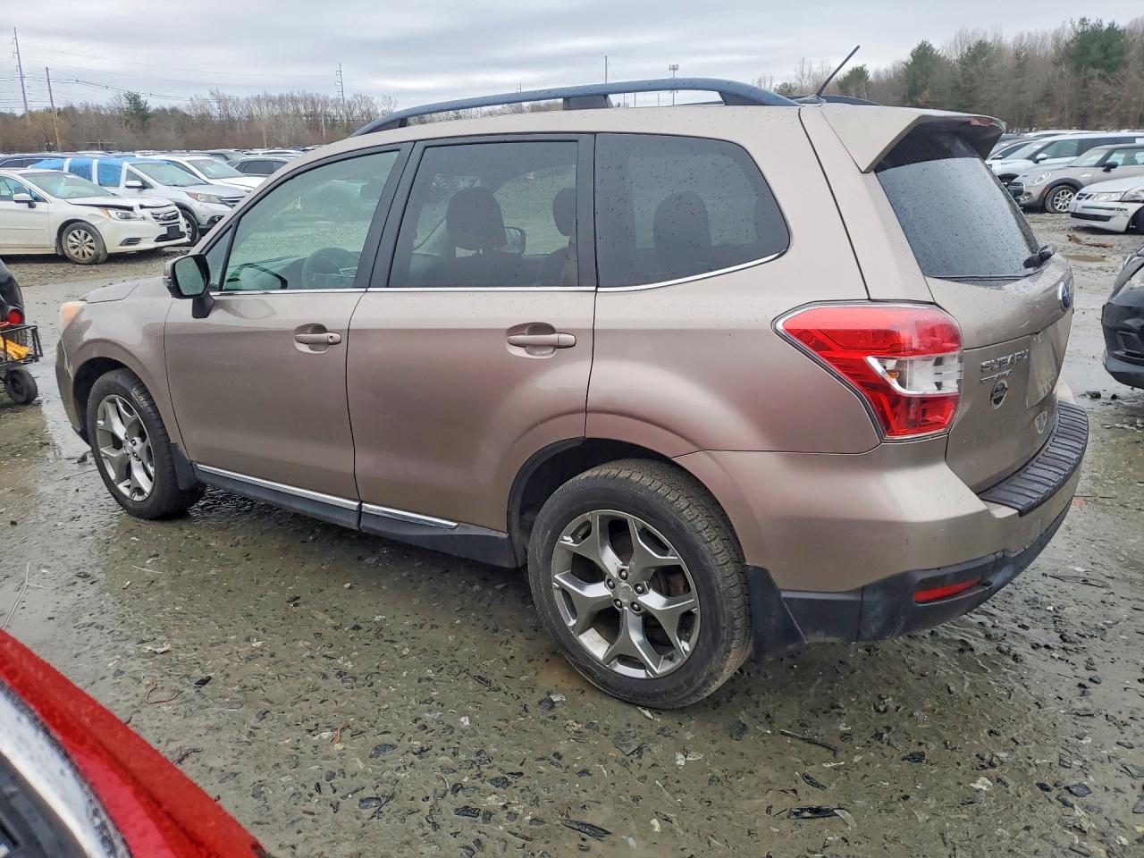 2015 Subaru Forester 2.5i Touring Brown vin: JF2SJAUC8FH412386