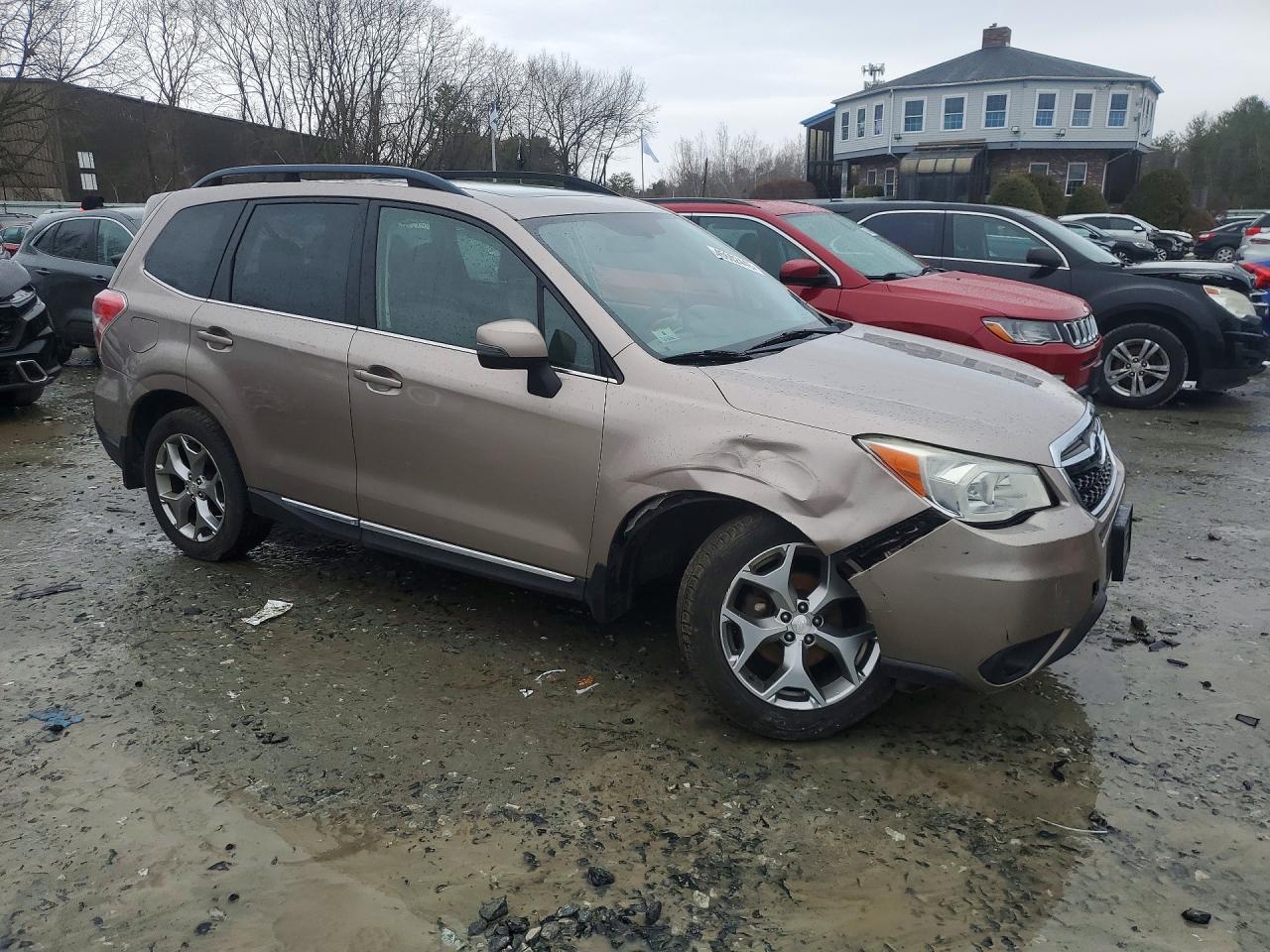 2015 Subaru Forester 2.5i Touring Brown vin: JF2SJAUC8FH412386