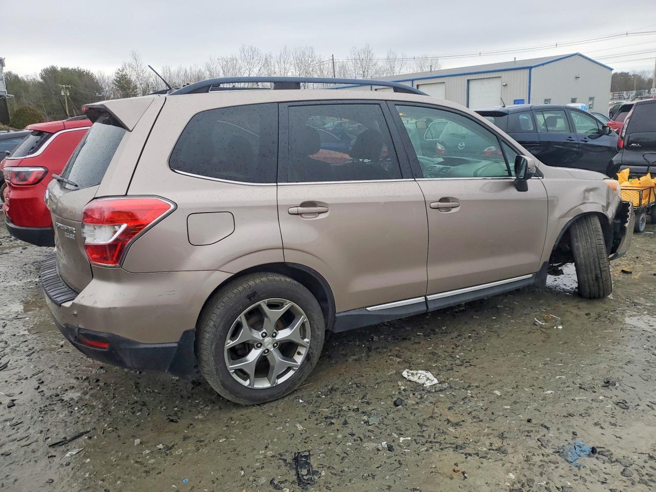 2015 Subaru Forester 2.5i Touring Brown vin: JF2SJAUC8FH412386