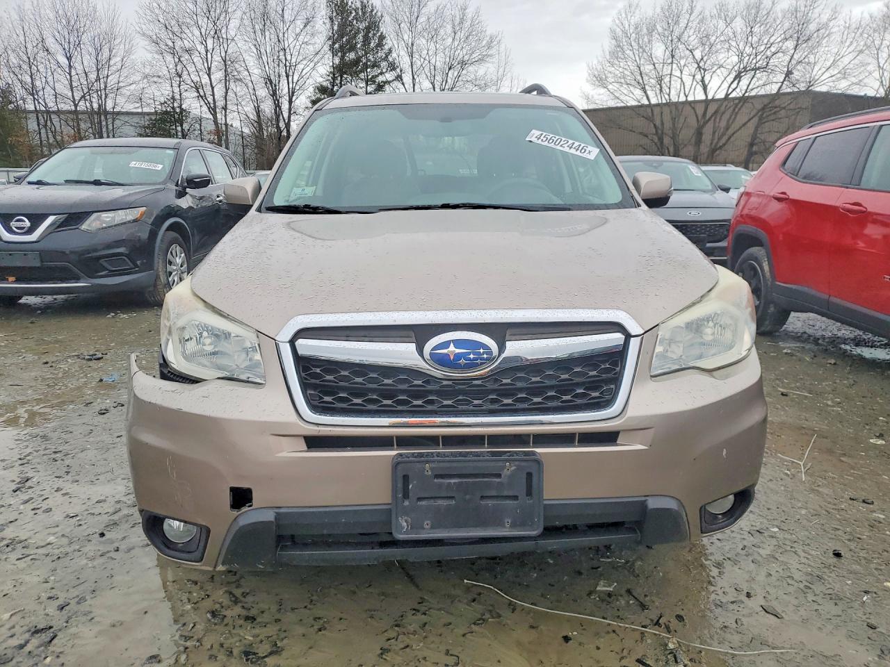 2015 Subaru Forester 2.5i Touring Brown vin: JF2SJAUC8FH412386