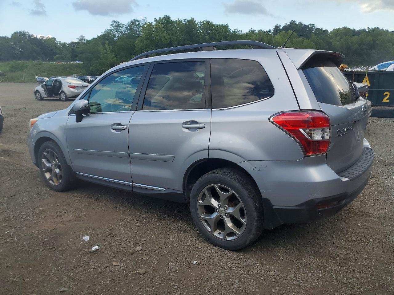 2015 Subaru Forester 2.5i Touring Silver vin: JF2SJAUC8FH436672