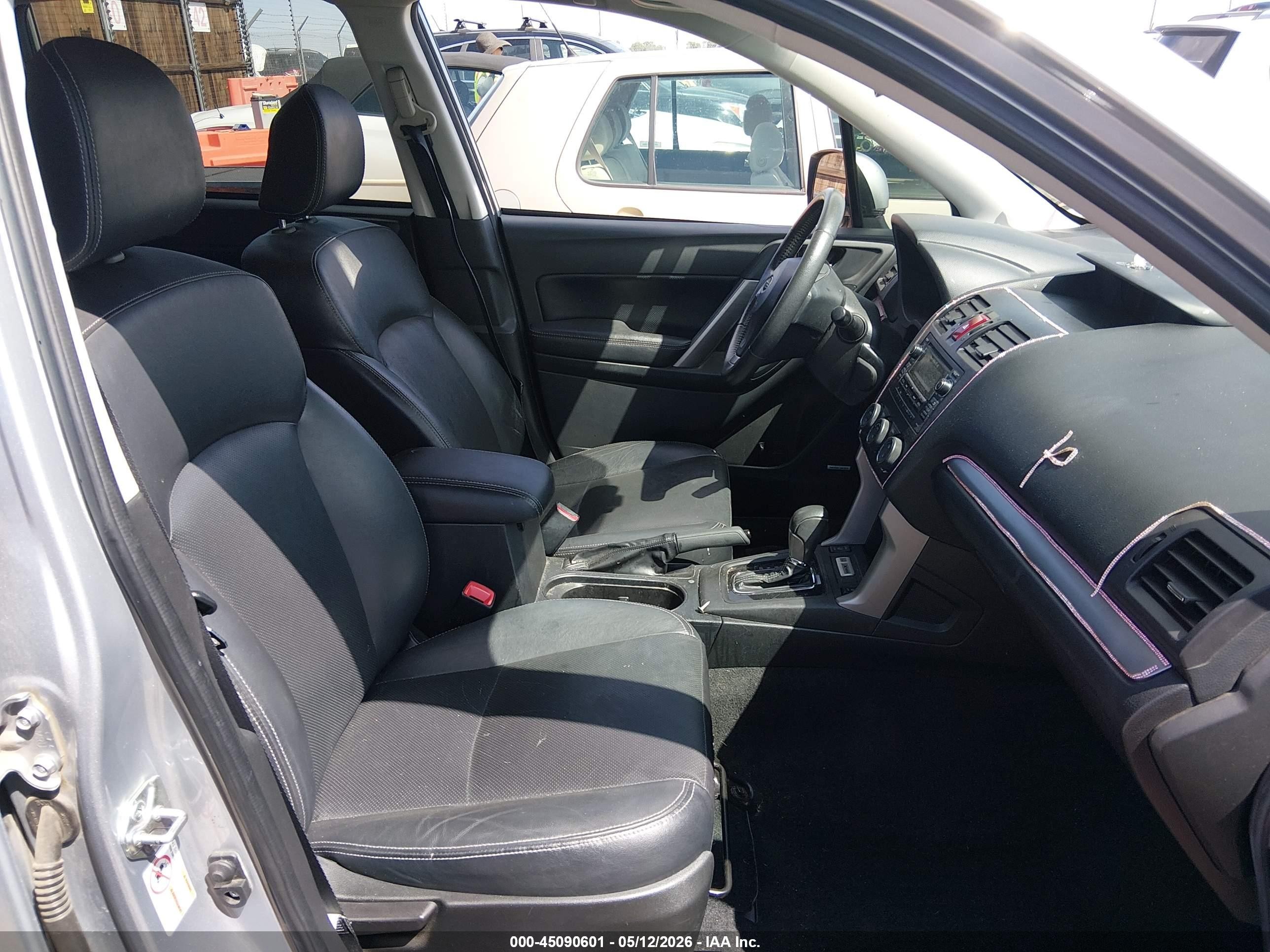 2015 Subaru Forester 2.5i Touring Gray vin: JF2SJAUC8FH501049