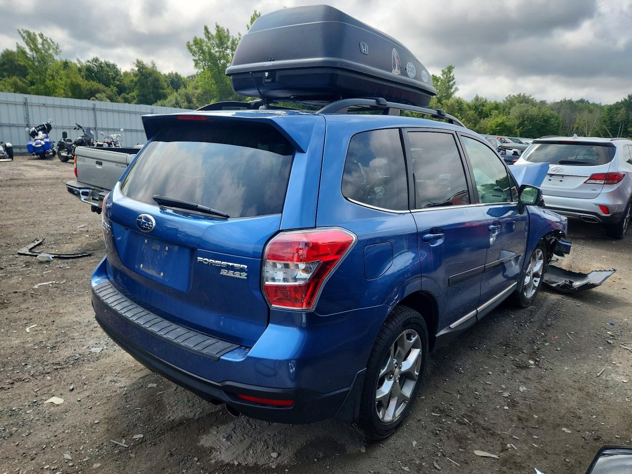 2015 Subaru Forester 2.5i Touring Blue vin: JF2SJAUC8FH562689
