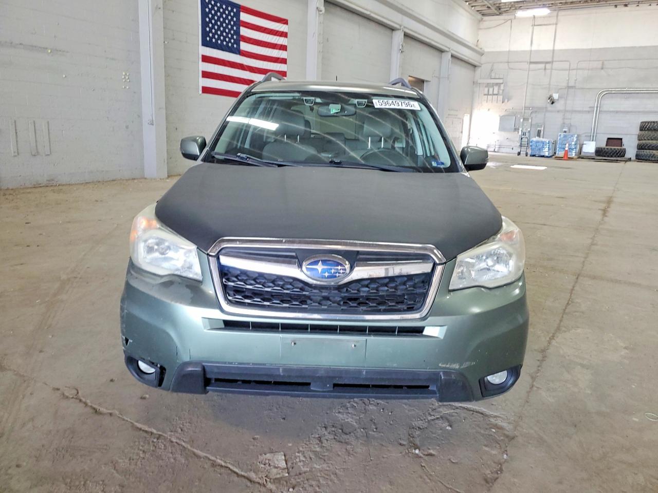 2015 Subaru Forester 2.5i Touring Green vin: JF2SJAWC0FH411763