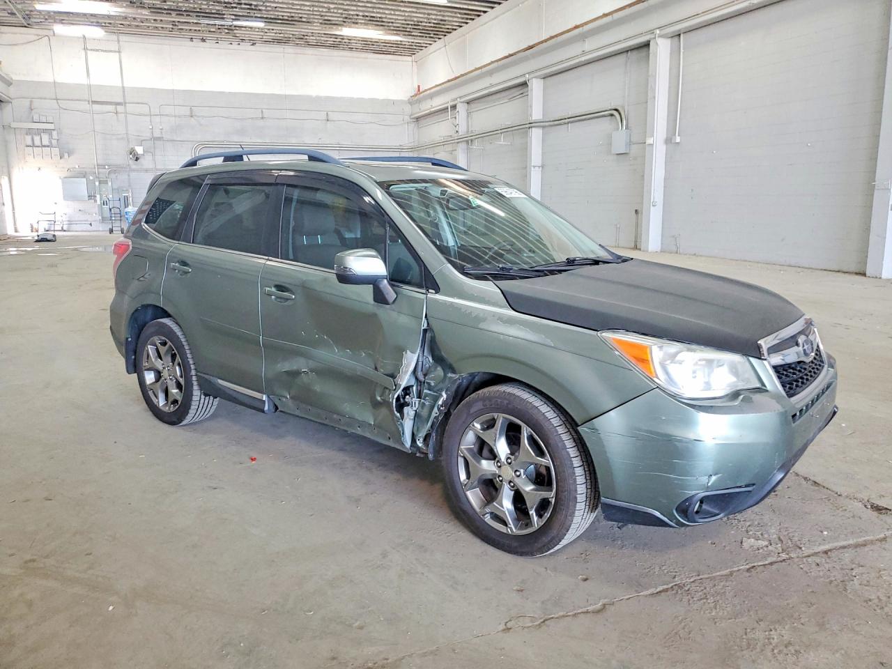 2015 Subaru Forester 2.5i Touring Green vin: JF2SJAWC0FH411763