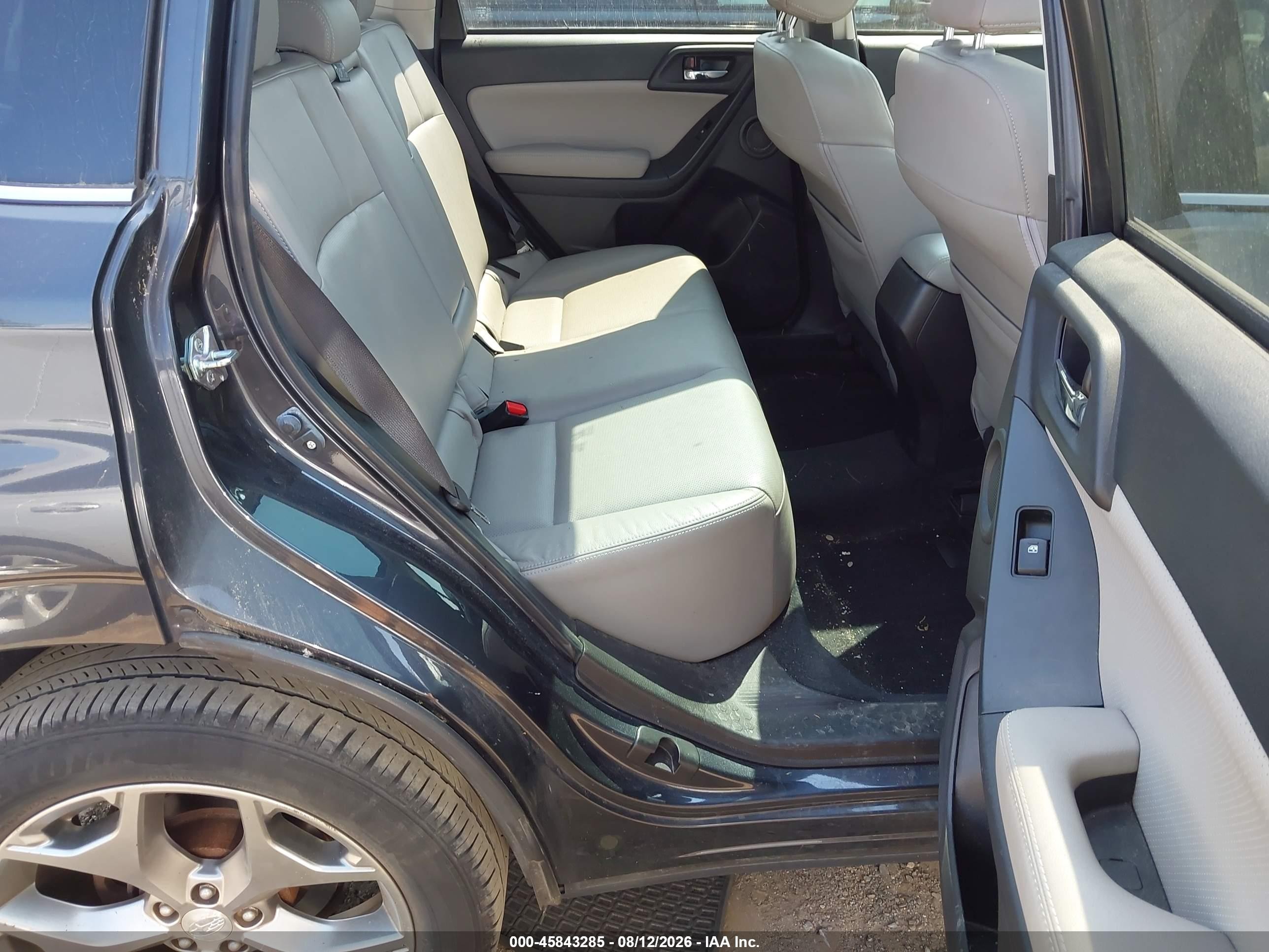 2015 Subaru Forester 2.5i Touring Черный vin: JF2SJAWC0FH505562