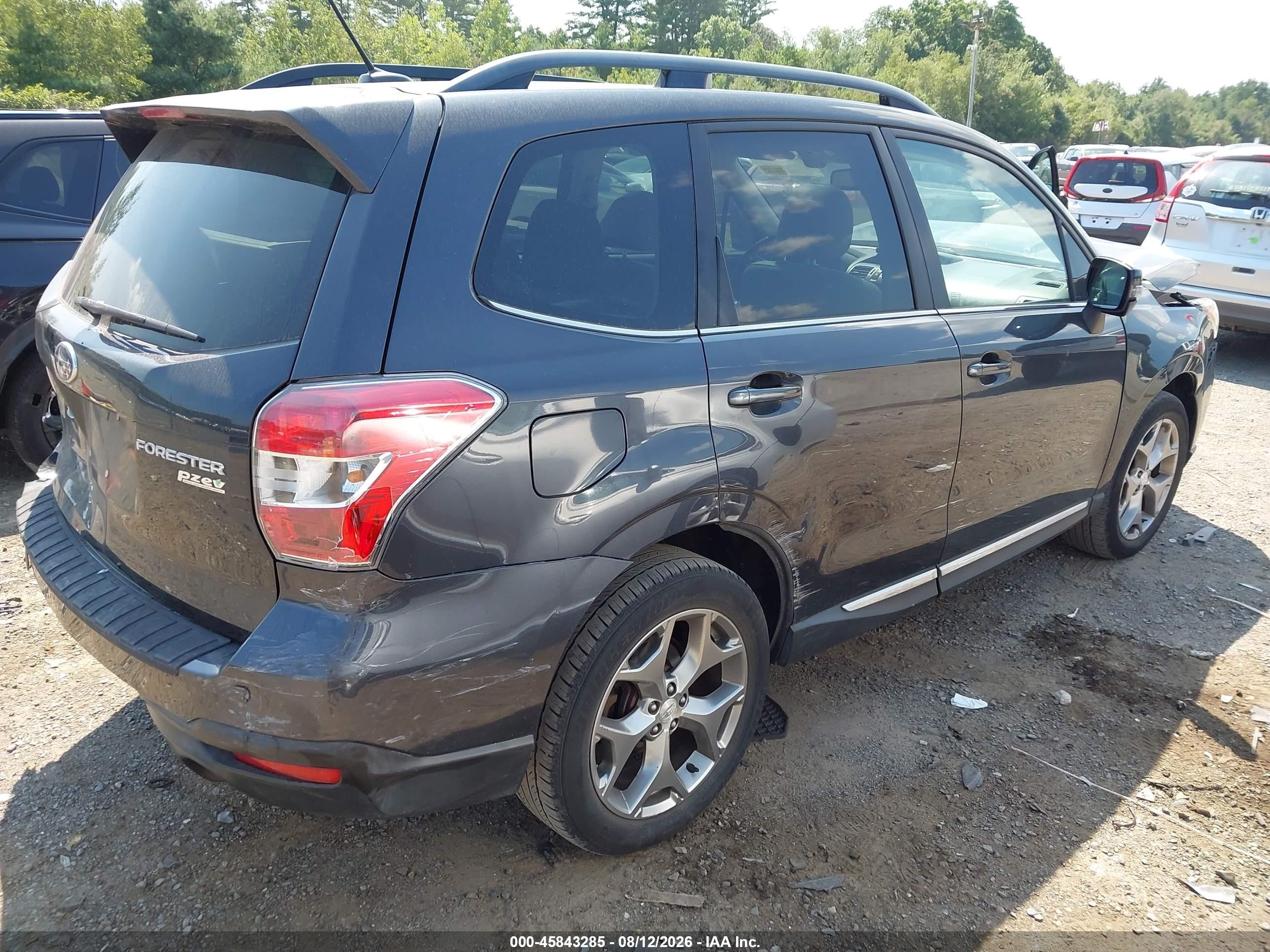 2015 Subaru Forester 2.5i Touring Черный vin: JF2SJAWC0FH505562