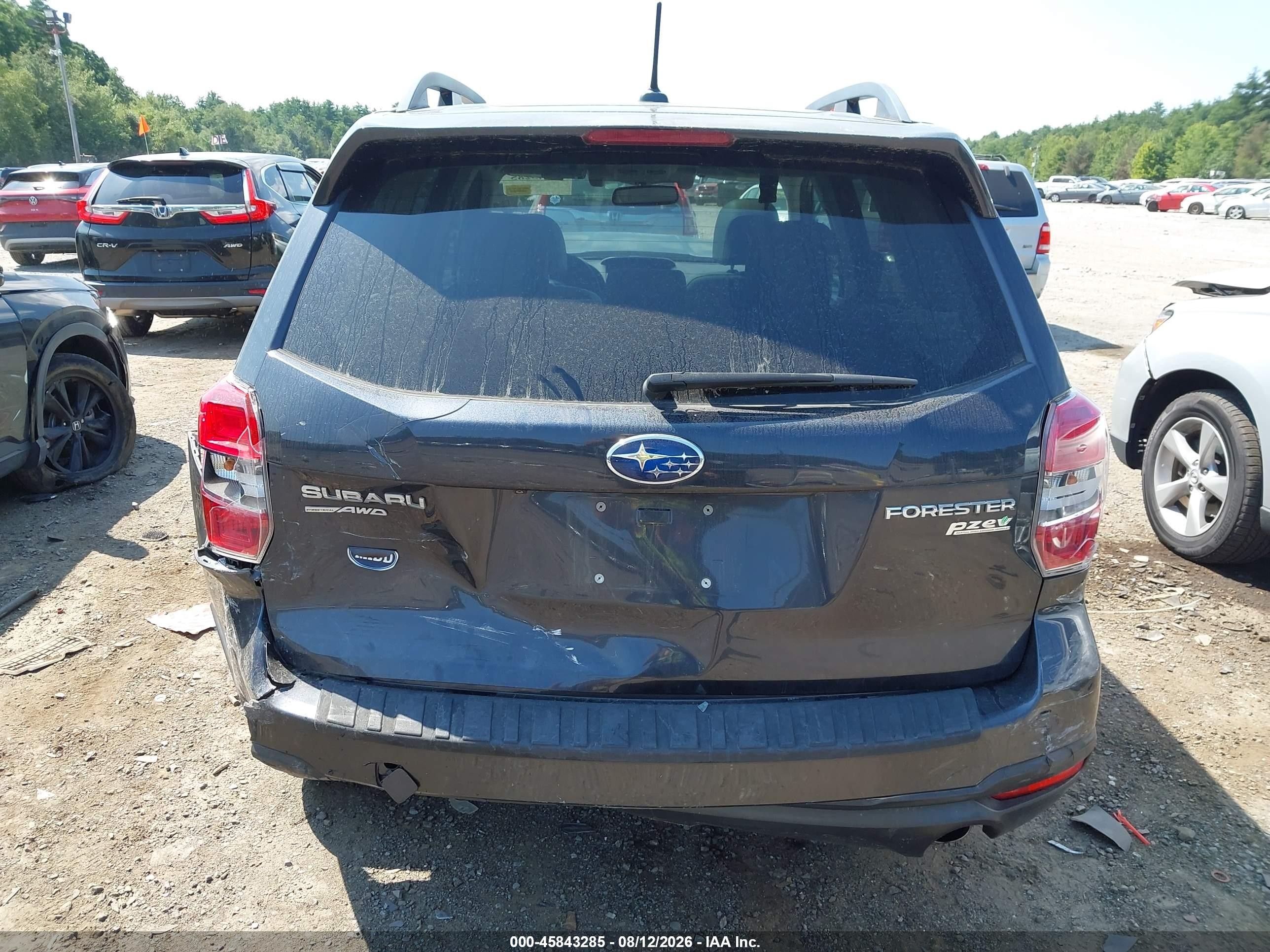 2015 Subaru Forester 2.5i Touring Черный vin: JF2SJAWC0FH505562