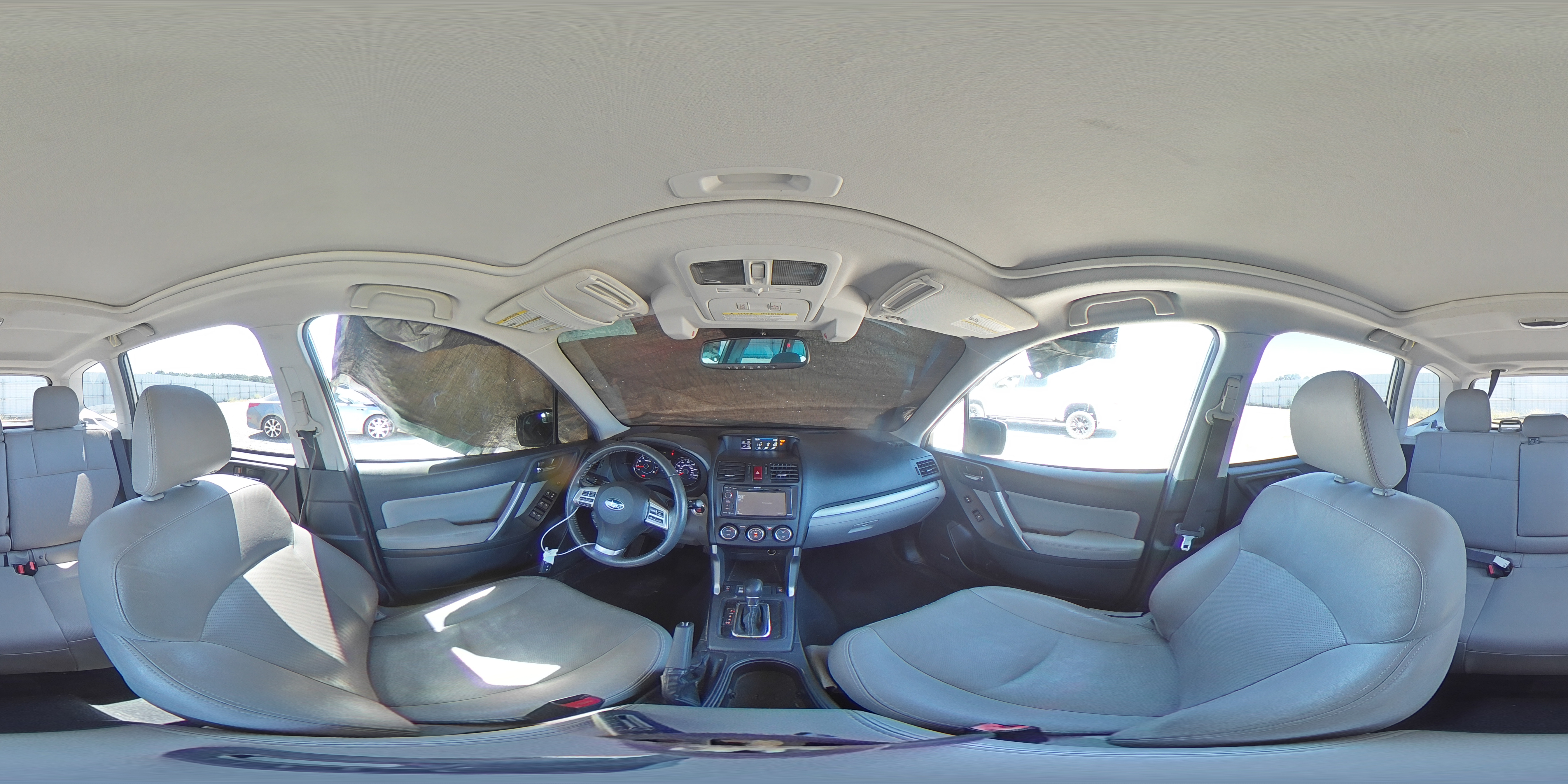 2015 Subaru Forester 2.5i Touring White vin: JF2SJAWC0FH813699