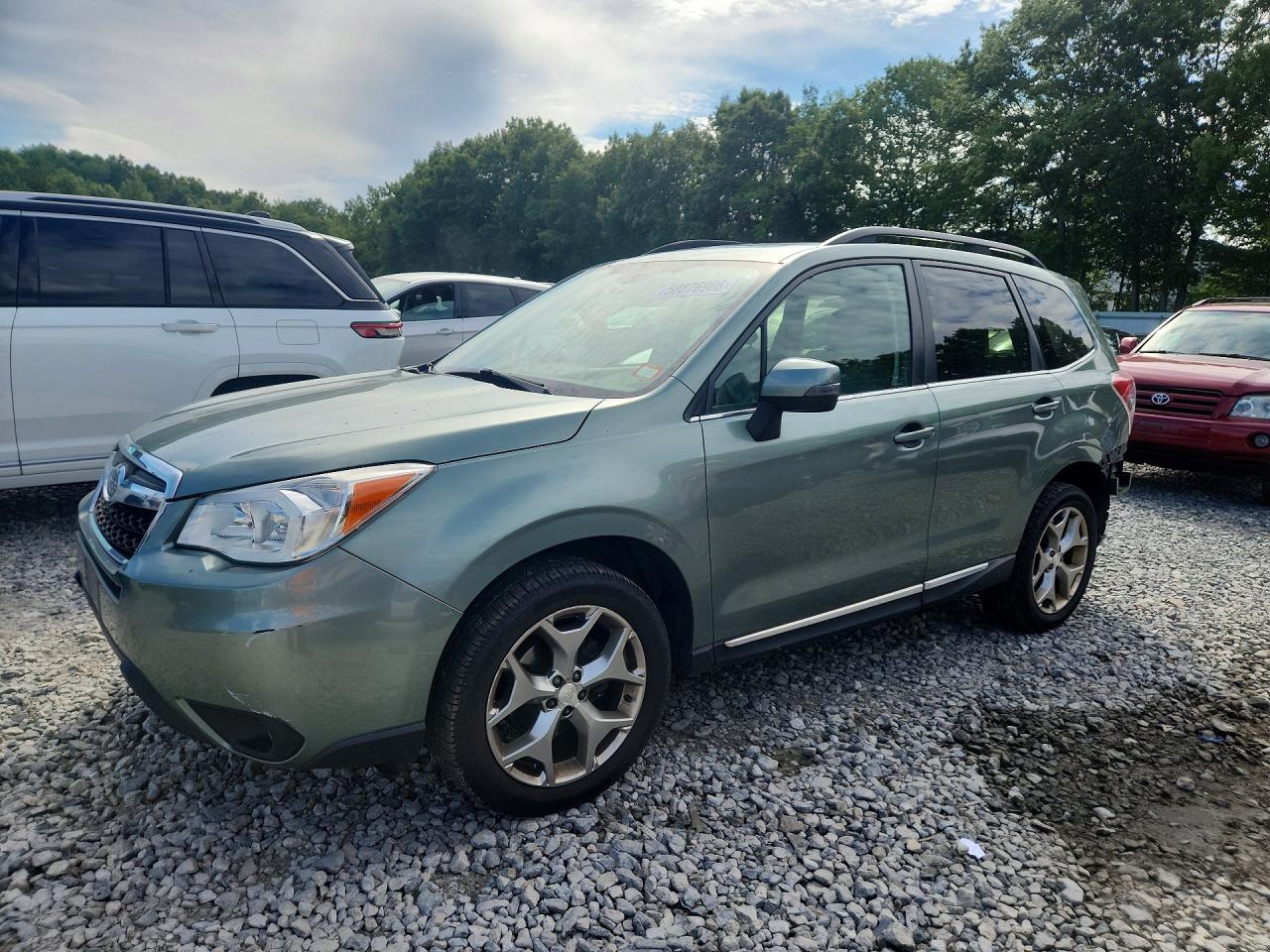 2015 Subaru Forester 2.5i Touring Green vin: JF2SJAWC1FH413621
