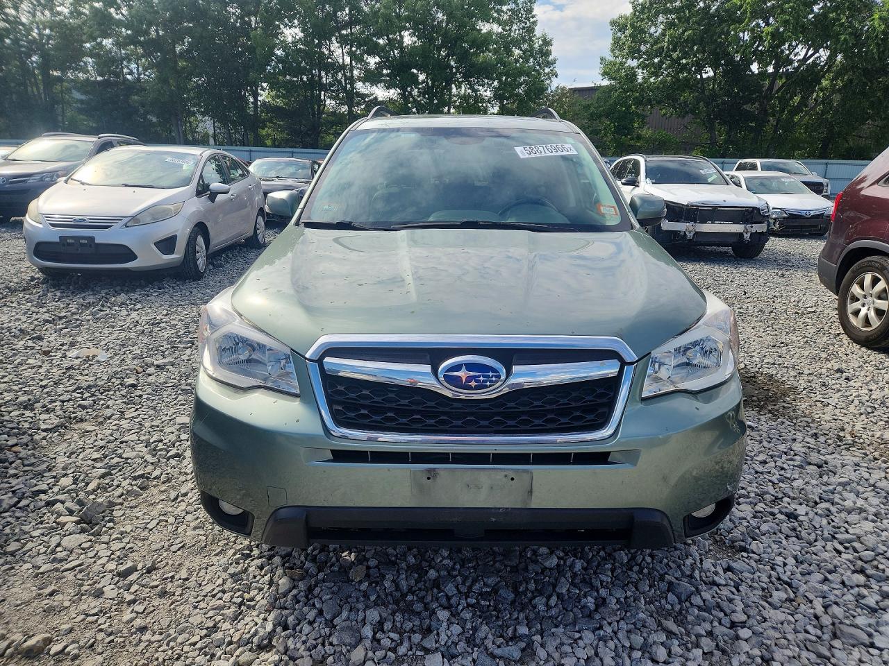 2015 Subaru Forester 2.5i Touring Green vin: JF2SJAWC1FH413621