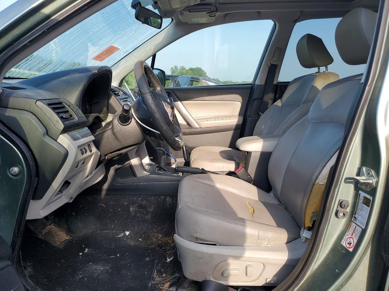2015 Subaru Forester 2.5i Touring Green vin: JF2SJAWC1FH544032