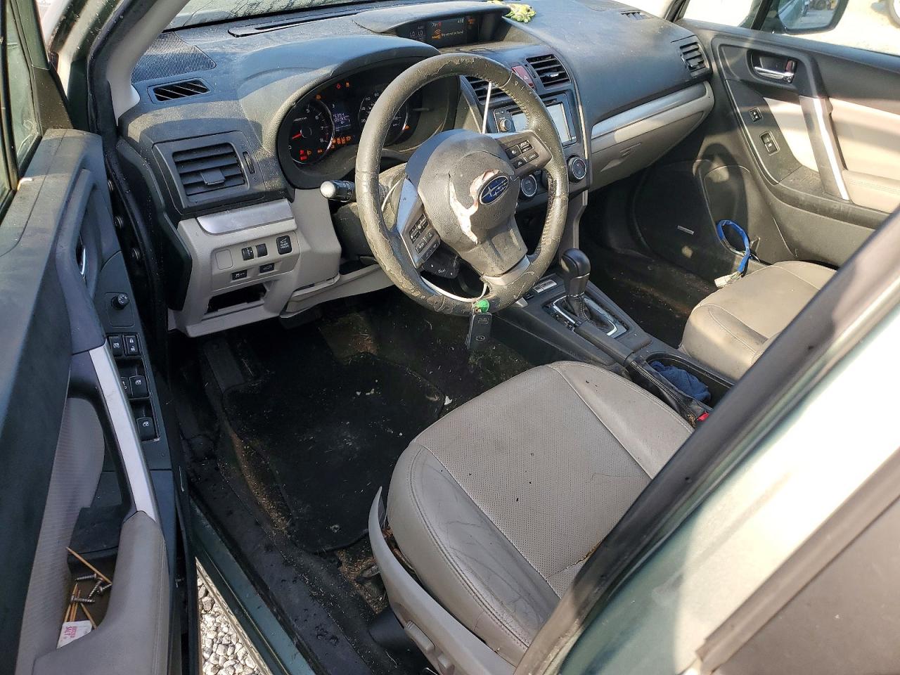 2015 Subaru Forester 2.5i Touring Green vin: JF2SJAWC1FH544032