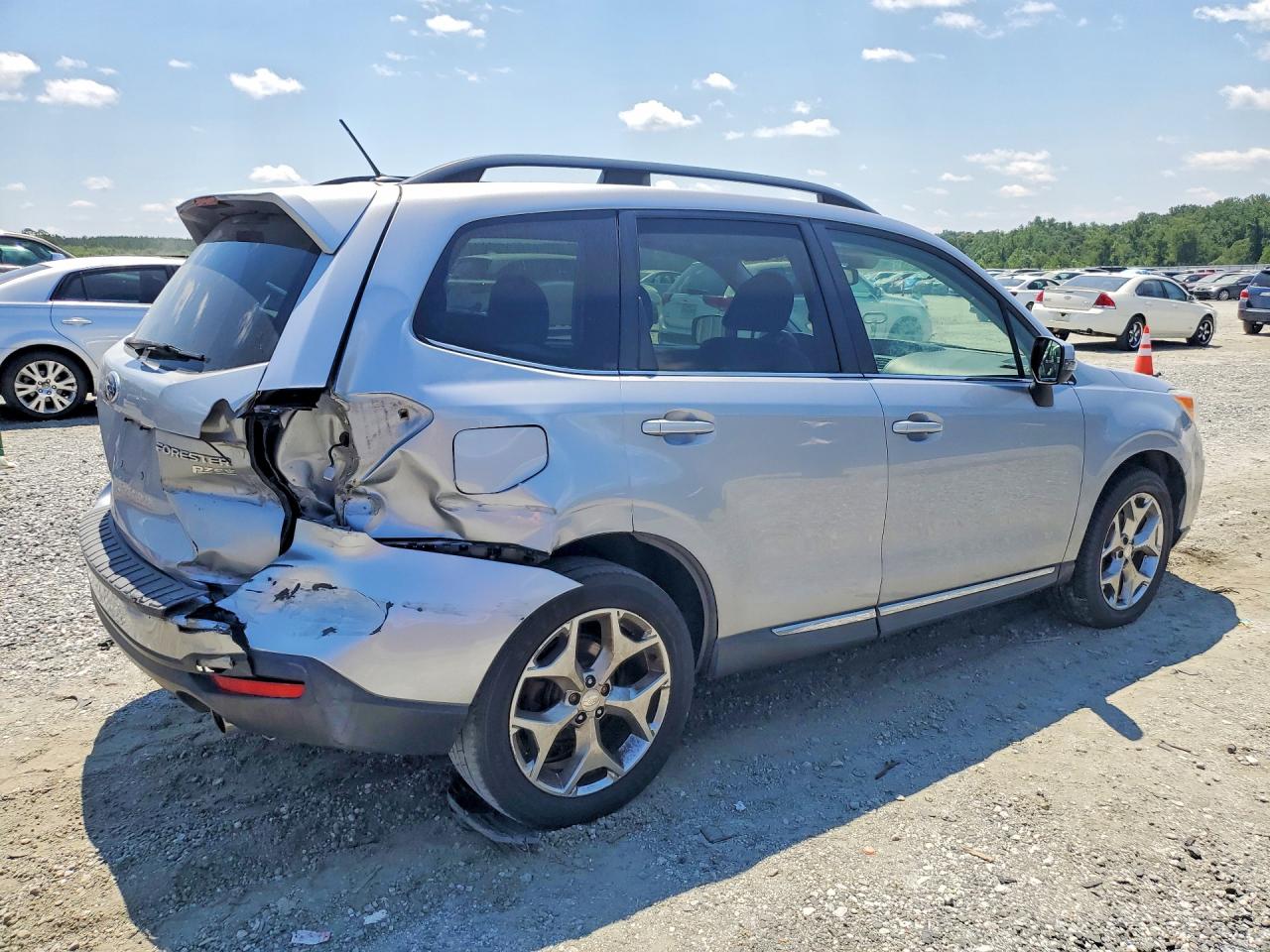 2015 Subaru Forester 2.5i Touring Серебряный vin: JF2SJAWC1FH829944