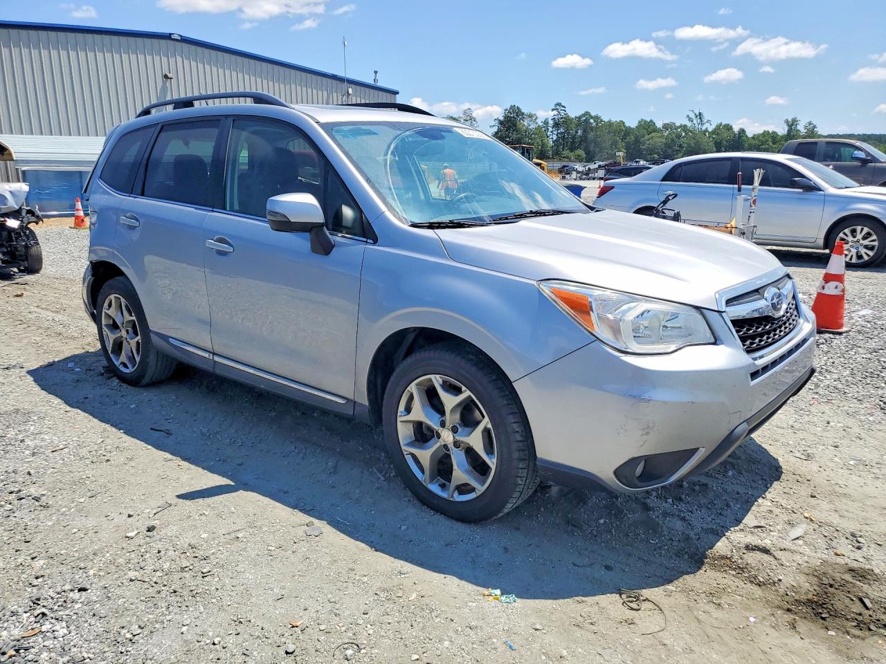 2015 Subaru Forester 2.5i Touring Серебряный vin: JF2SJAWC1FH829944