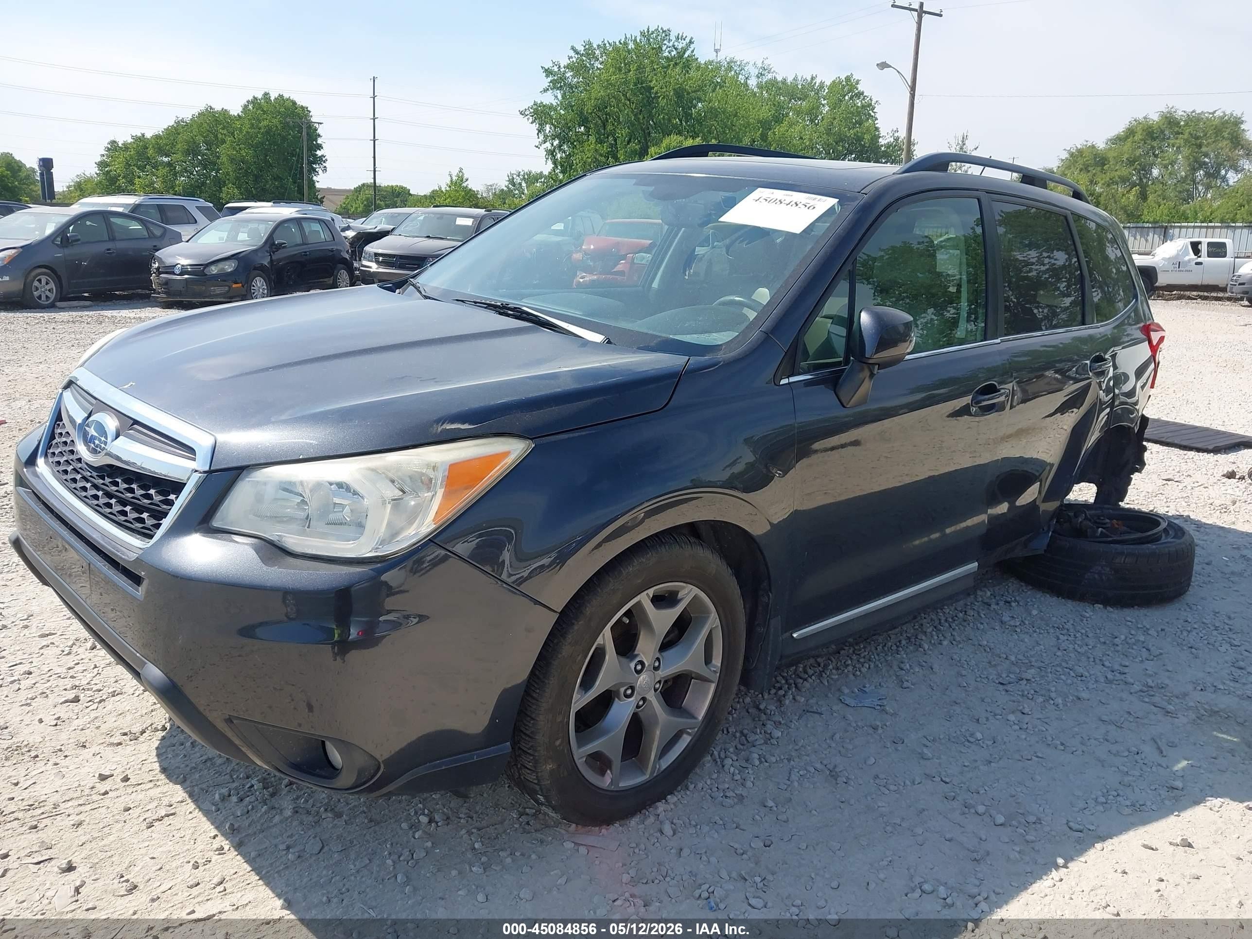 2015 Subaru Forester 2.5i Touring Dark Blue vin: JF2SJAWC2FH446983