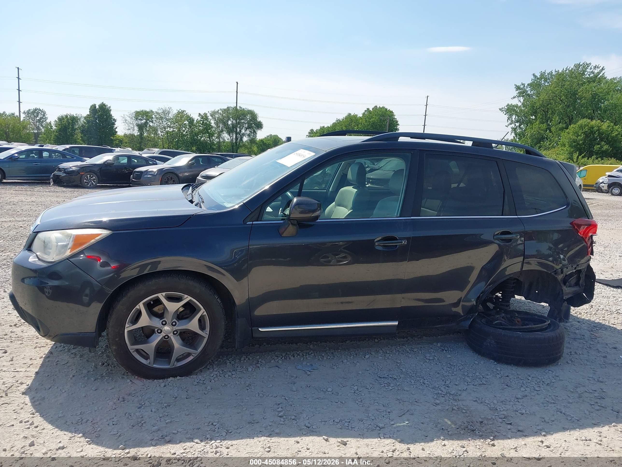 2015 Subaru Forester 2.5i Touring Dark Blue vin: JF2SJAWC2FH446983