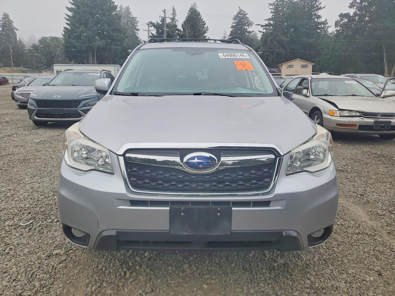 2015 Subaru Forester 2.5i Touring Серебряный vin: JF2SJAWC2FH826874