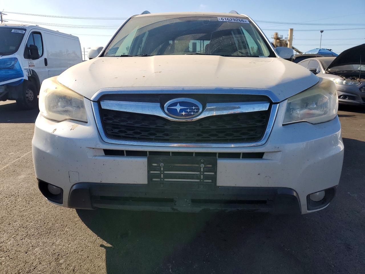 2015 Subaru Forester 2.5i Touring White vin: JF2SJAWC3FH418755