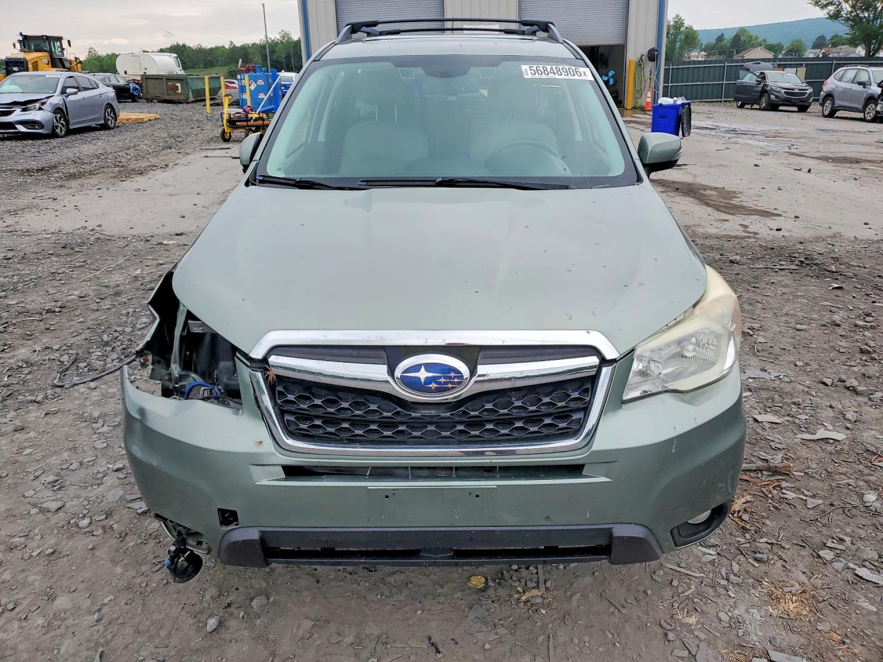 2015 Subaru Forester 2.5i Touring Зеленый vin: JF2SJAWC3FH451111