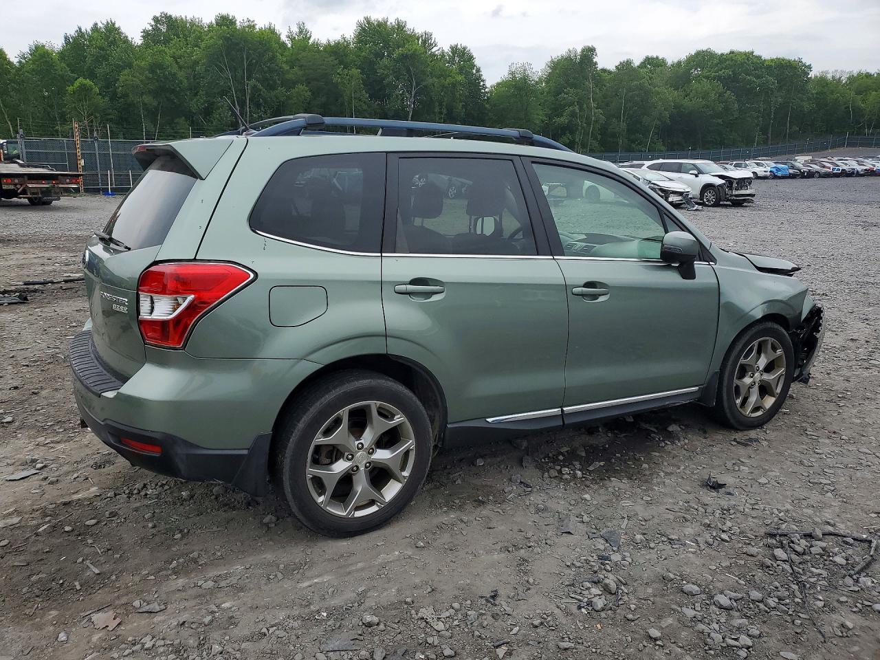 2015 Subaru Forester 2.5i Touring Зеленый vin: JF2SJAWC3FH451111