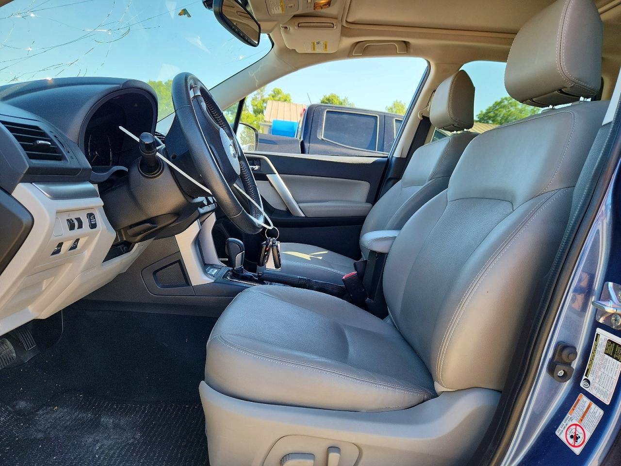 2015 Subaru Forester 2.5i Touring Blue vin: JF2SJAWC3FH598383